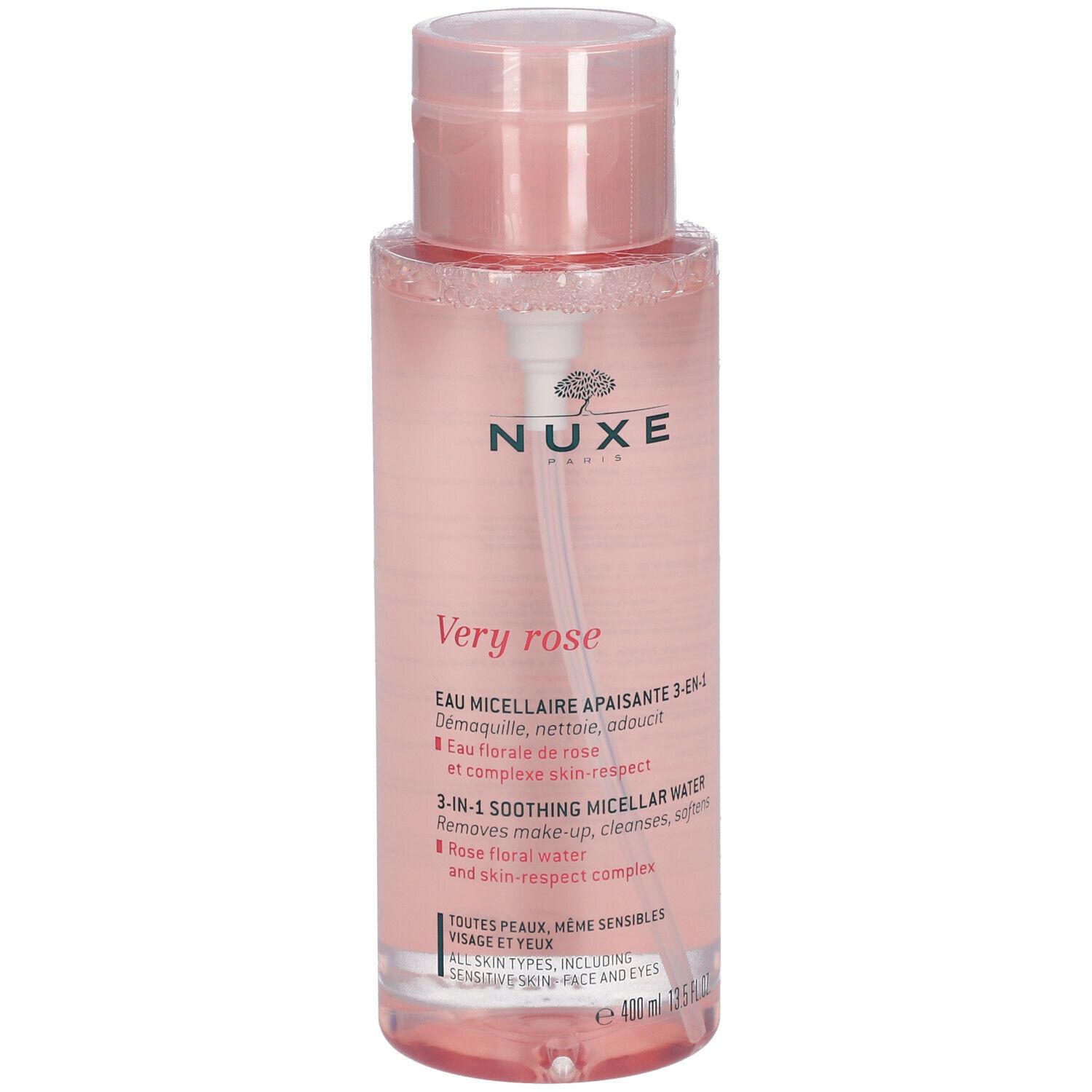 NUXE Very Rose beruhigendes Mizellenwasser 3in1