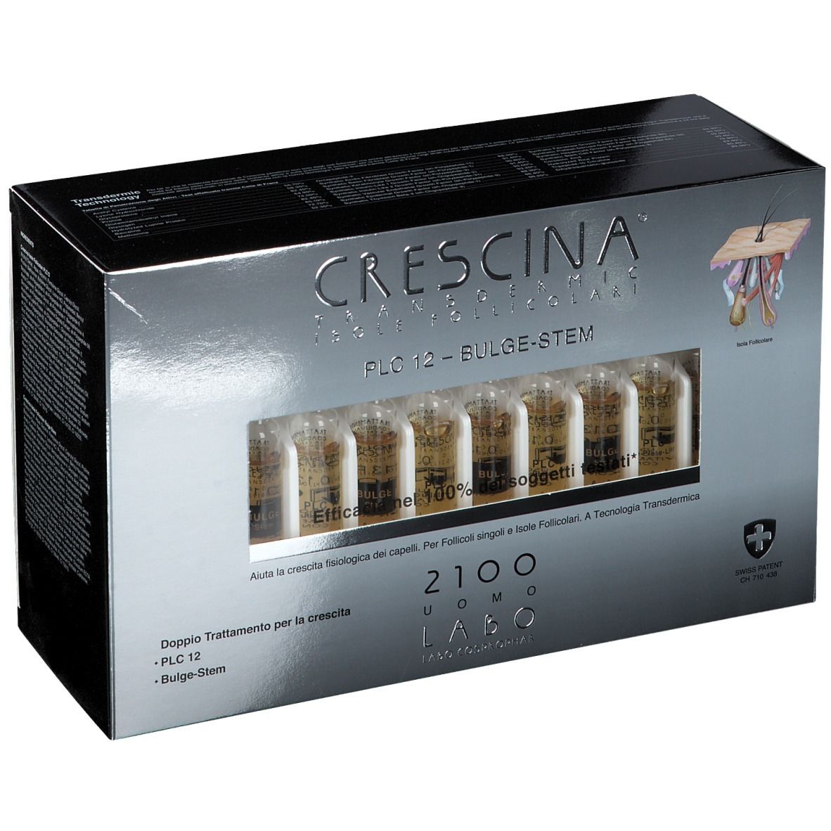 CRESCINA® Transdermic Follicular Islands PLC12 Bulge-stem 2100 Mann