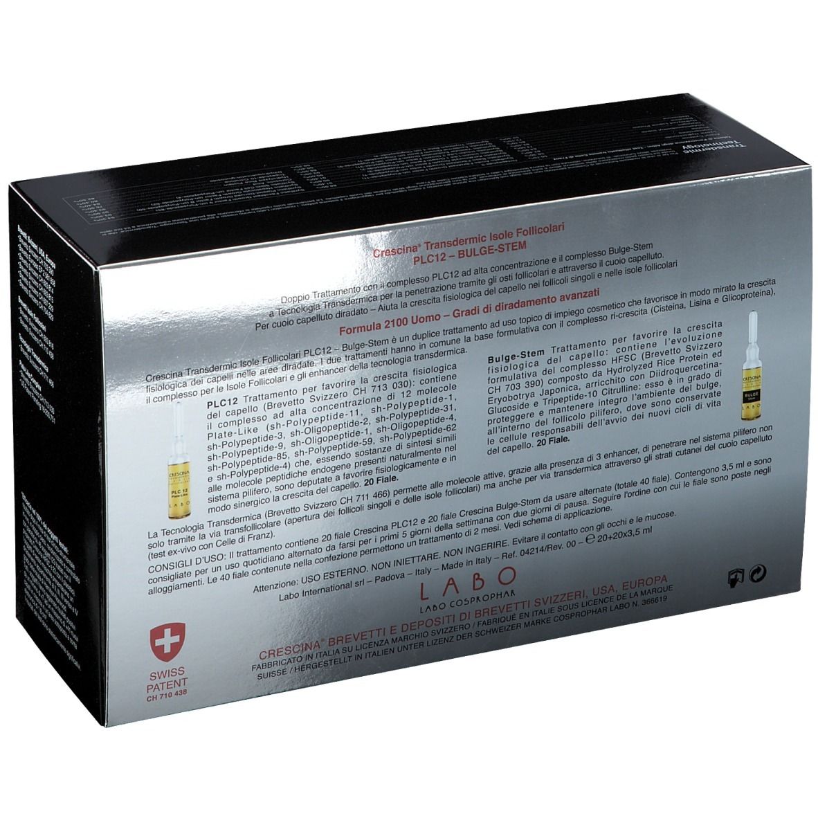 CRESCINA® Transdermic Follicular Islands PLC12 Bulge-stem 2100 Mann