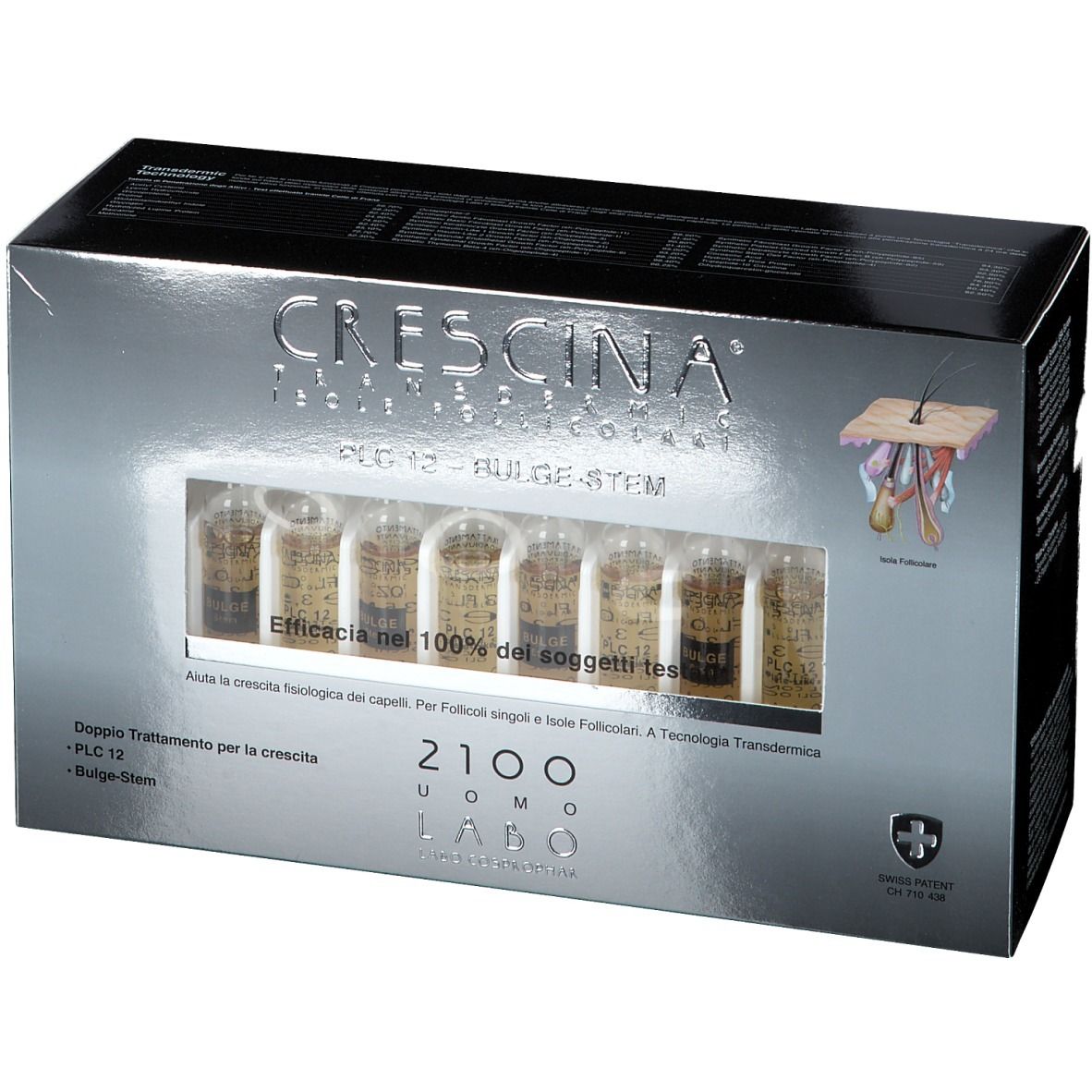 CRESCINA® Transdermic Follicular Islands PLC12 Bulge-stem 2100 Mann