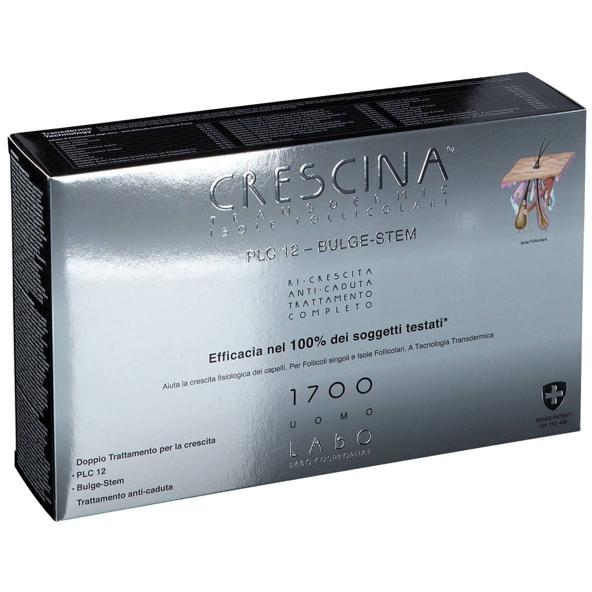 CRESCINA® Transdermic Follicular Islands PLC12 Bulge-Stem 1700 Mann