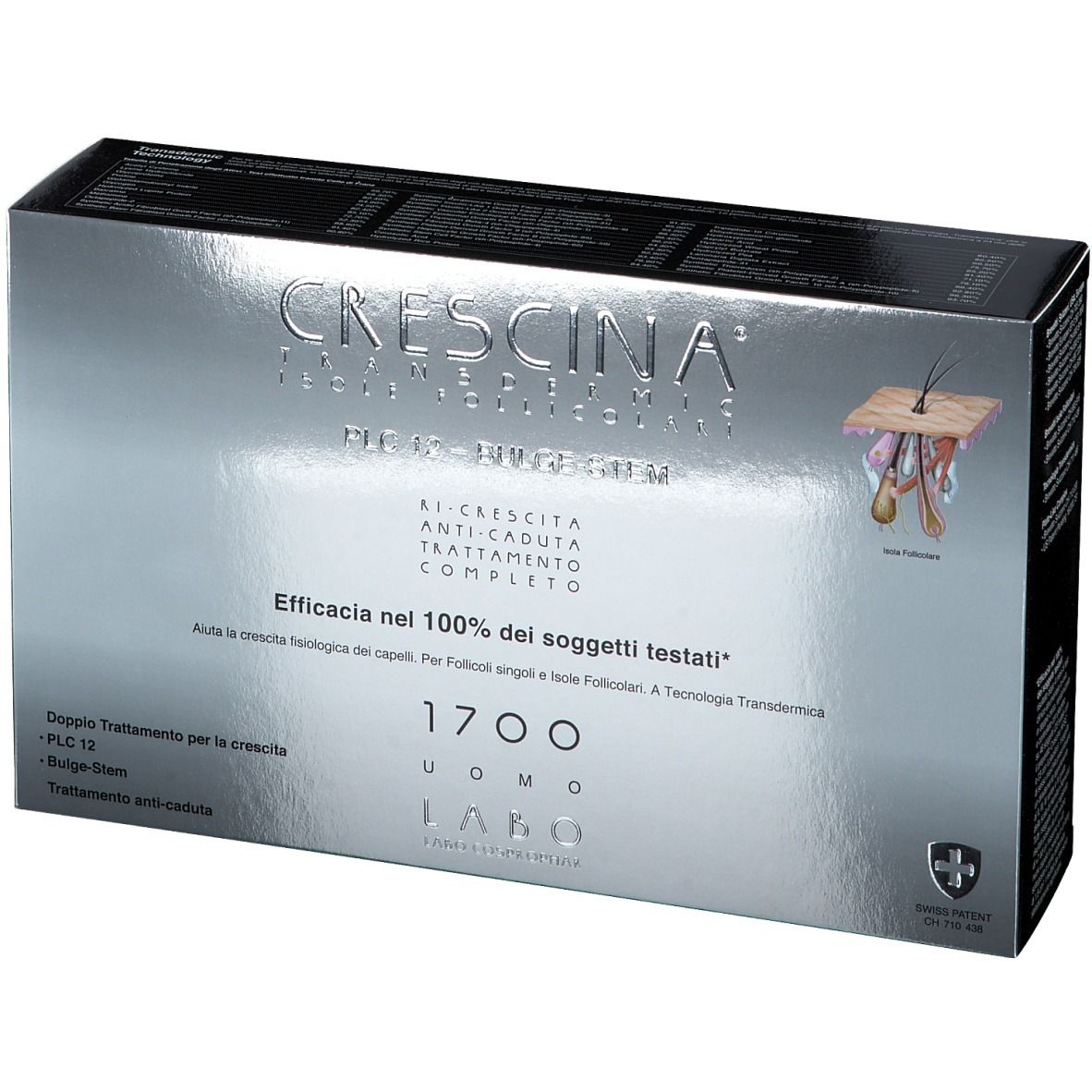 CRESCINA® Transdermic Follicular Islands PLC12 Bulge-Stem 1700 Mann