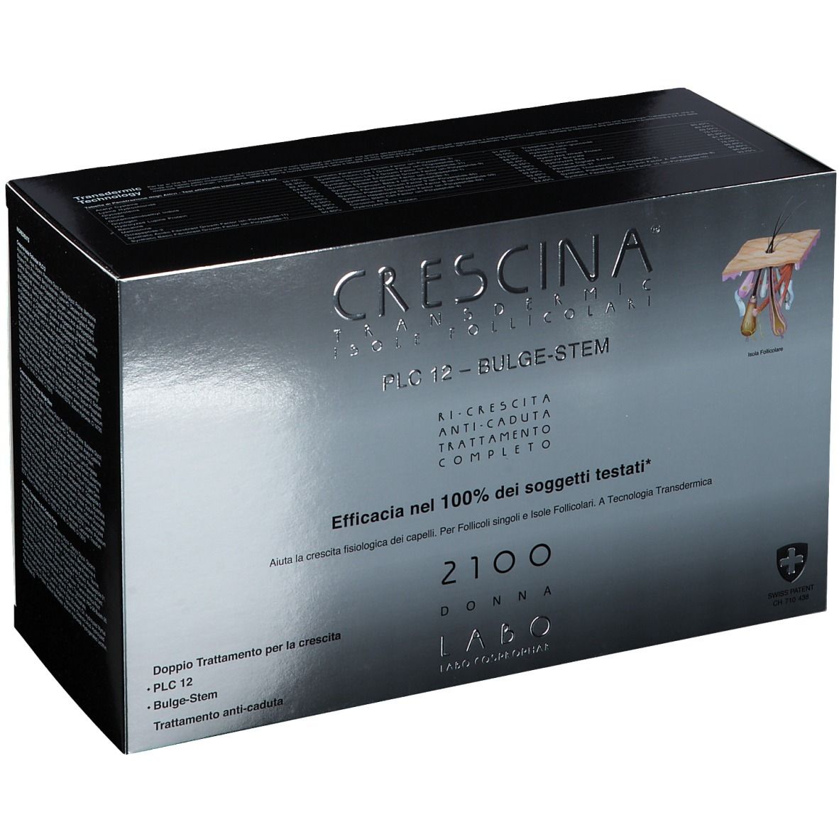 CRESCINA® Transdermic Follicular Islands PLC12 Bulge-Stem 2100 Frau