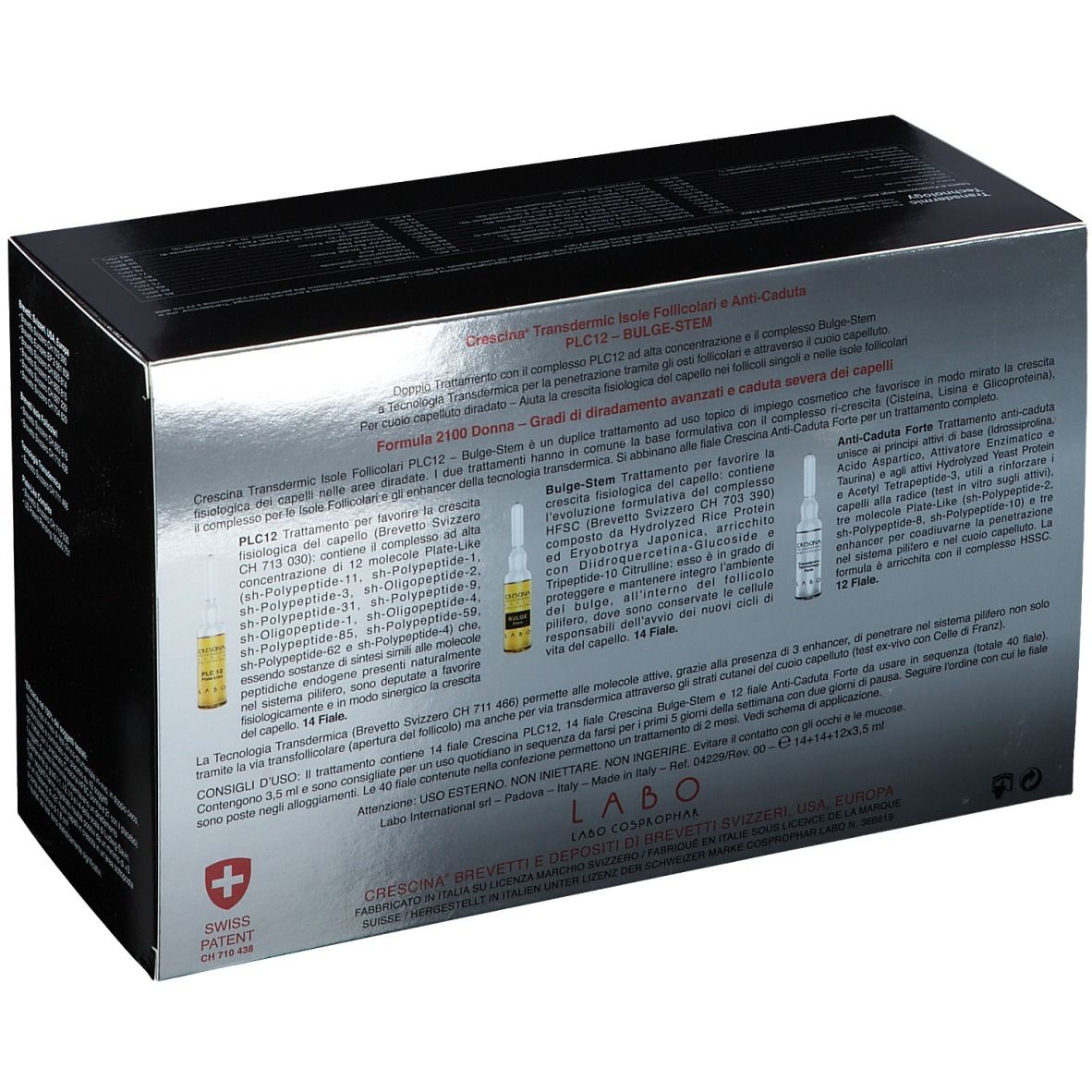 CRESCINA® Transdermic Follicular Islands PLC12 Bulge-Stem 2100 Frau