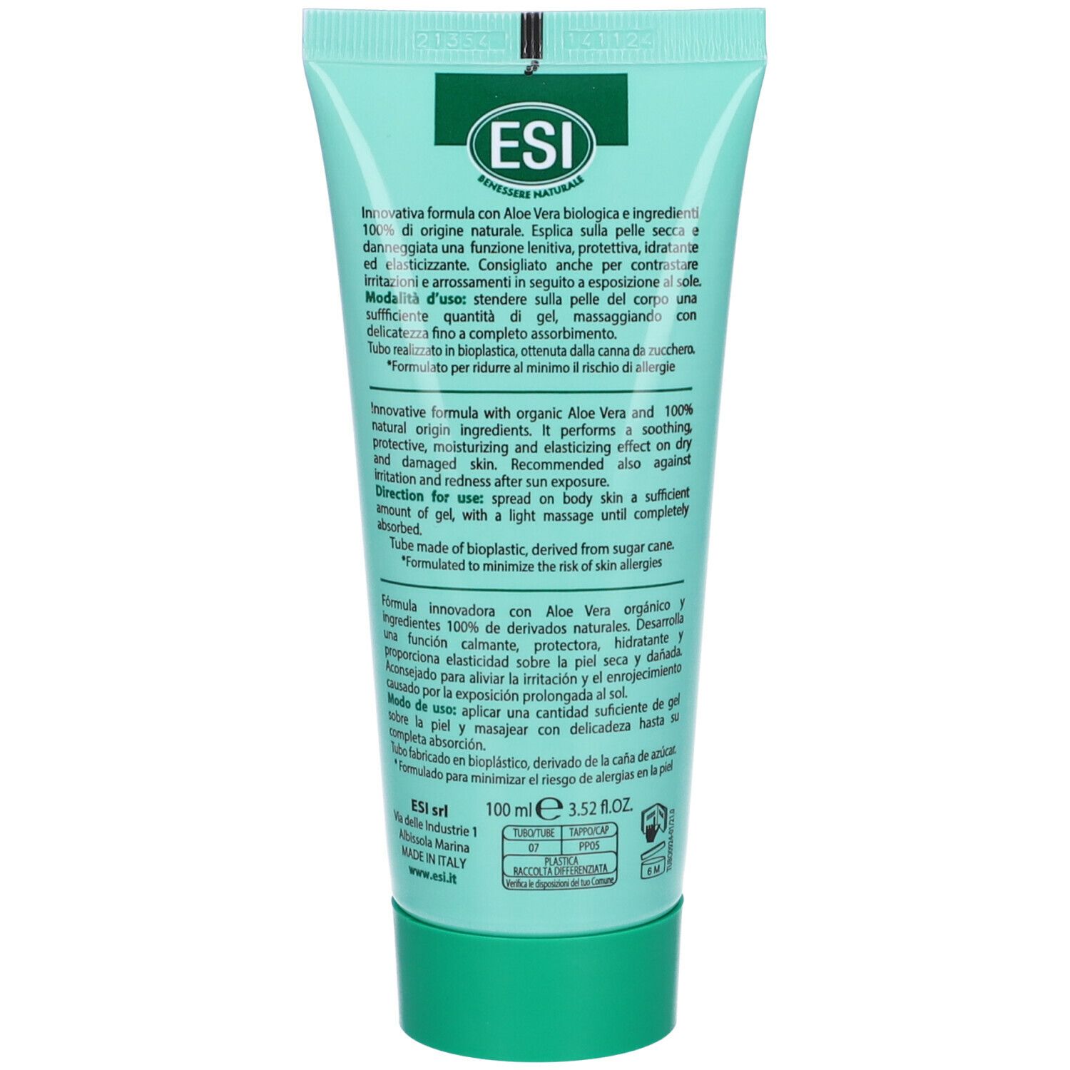 ESI® Aloe Vera 100% reines Gel