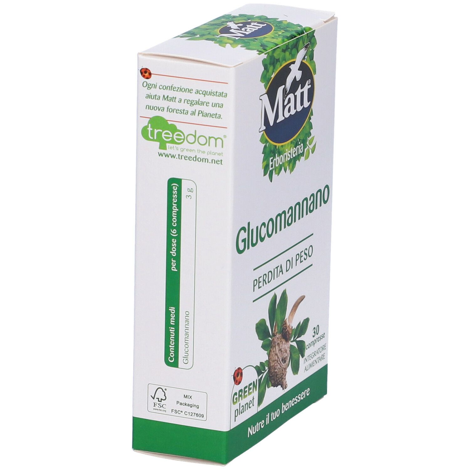 MATT Glucomannano