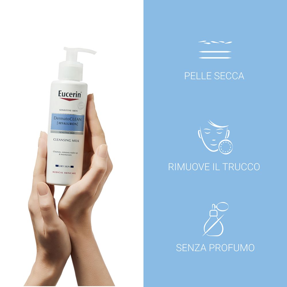 Eucerin® DermatoCLEAN Lait Démaquillant Doux