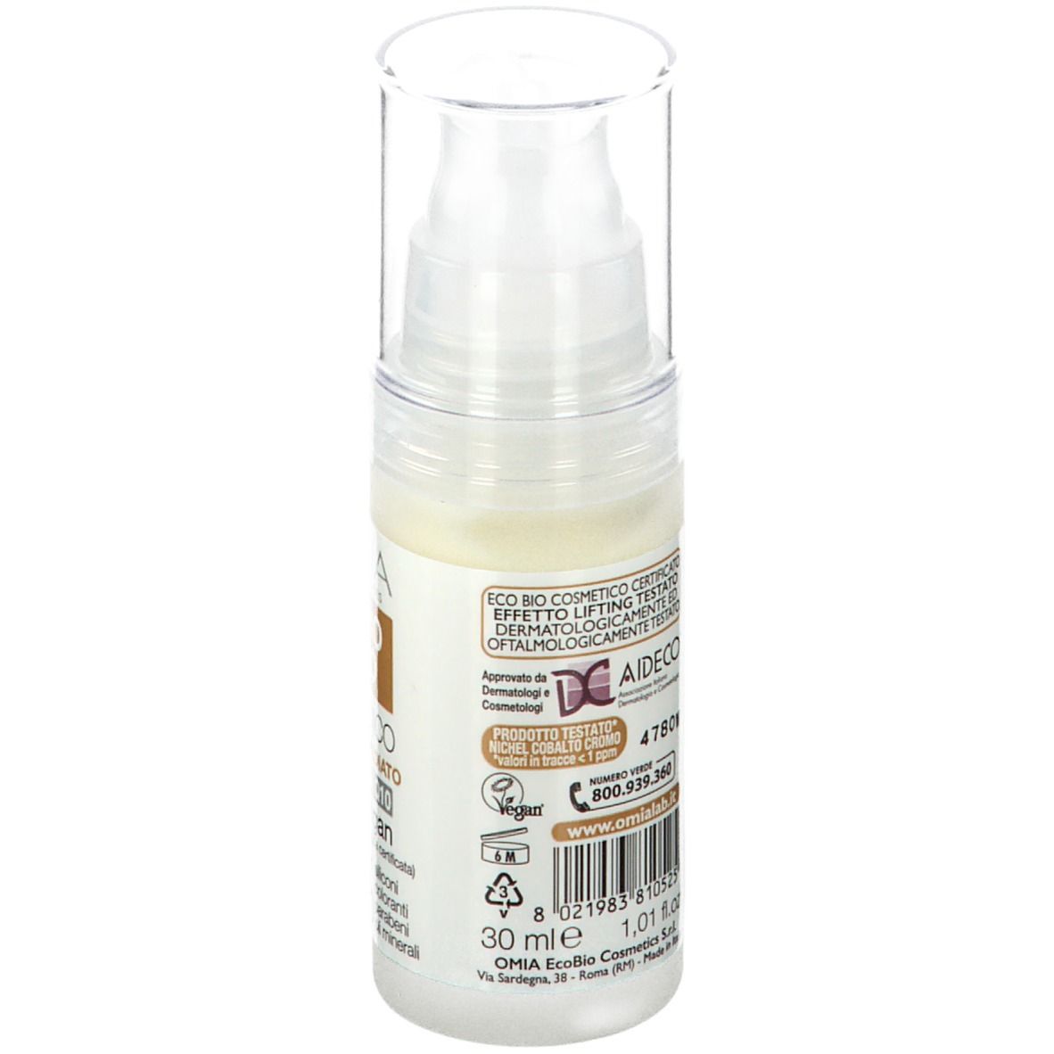 OMIA Elasticizing and Instant Lifting Face Serum - Arganöl