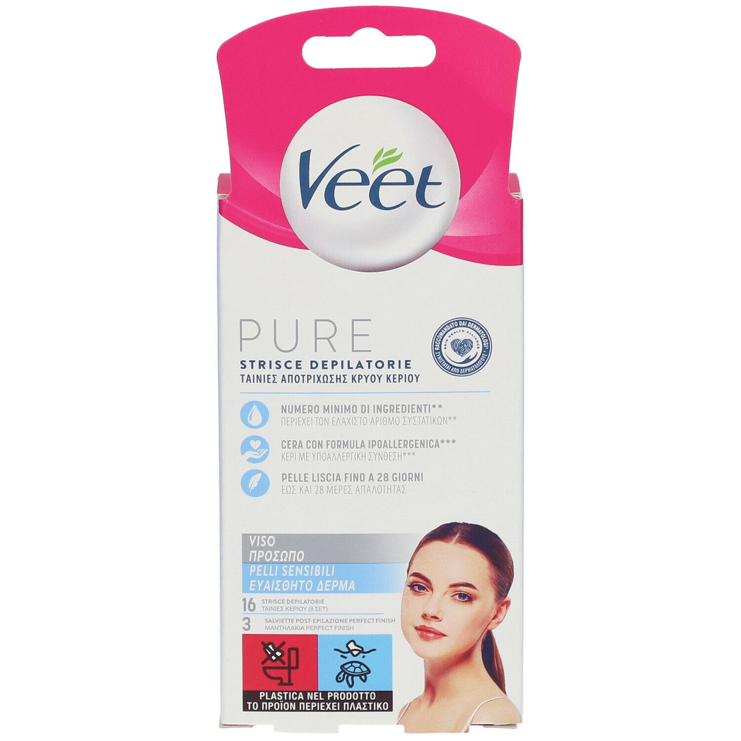 Veet Minima™ Bandes d'épilation pour visage