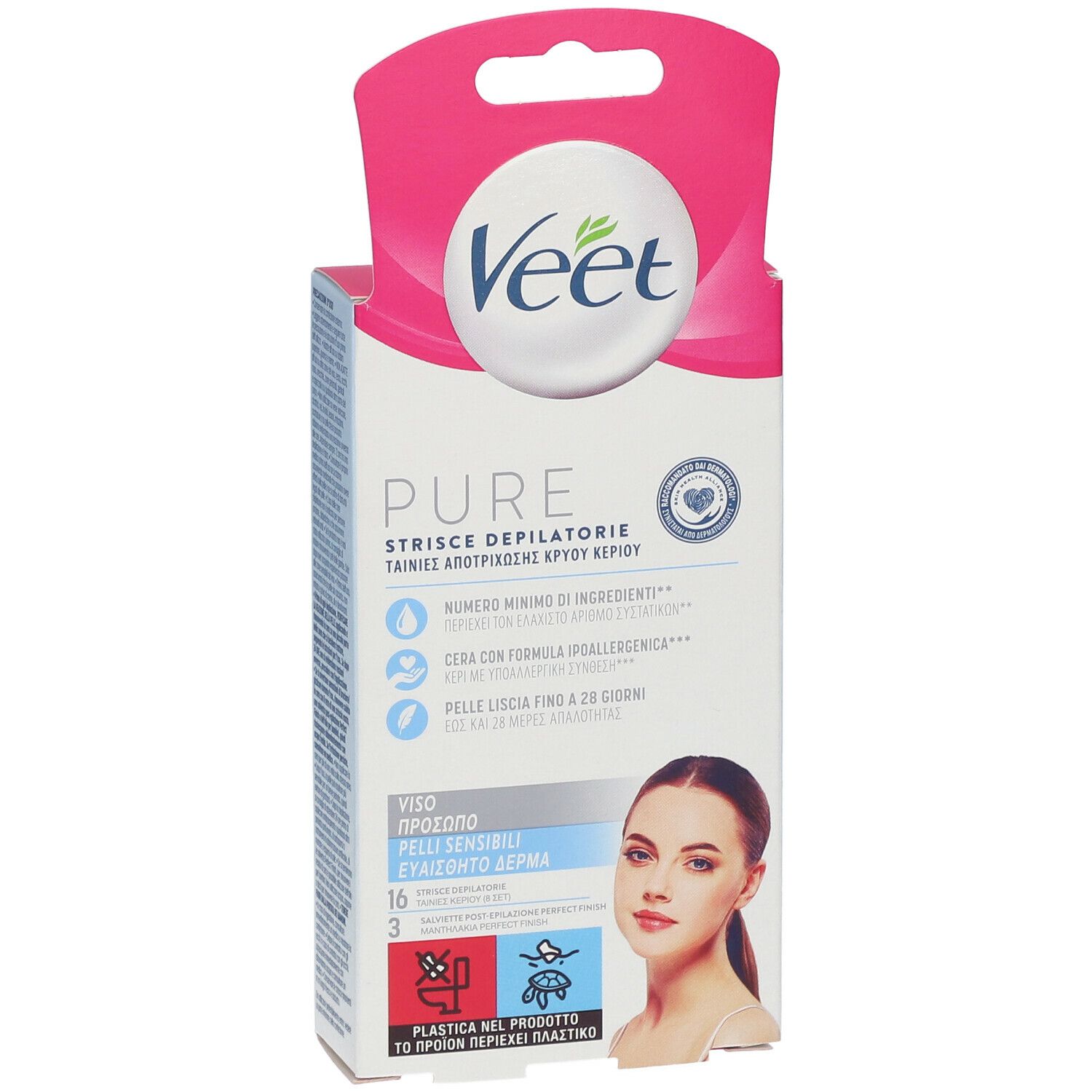 Veet Minima™ Bandes d'épilation pour visage