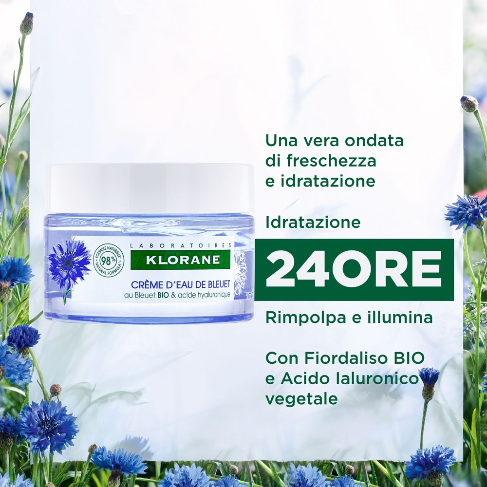 KLORANE Kornblumencreme Bio