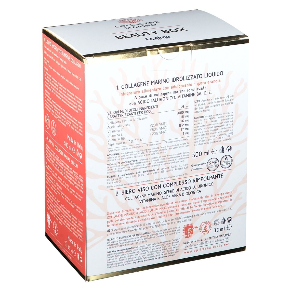 Collagen Marine Beauty Box Complet "In & Out" Traitement