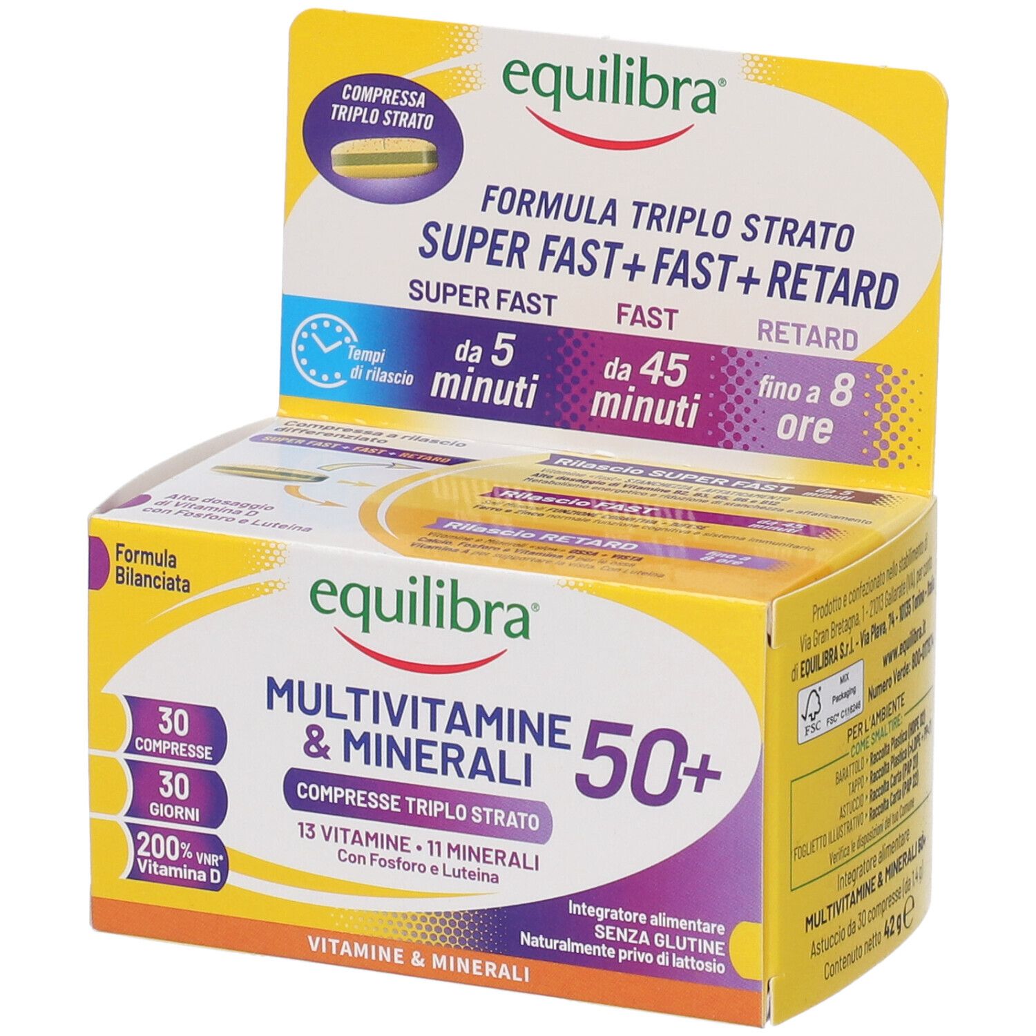 Equilibra Multivitamines & Minéraux 50+