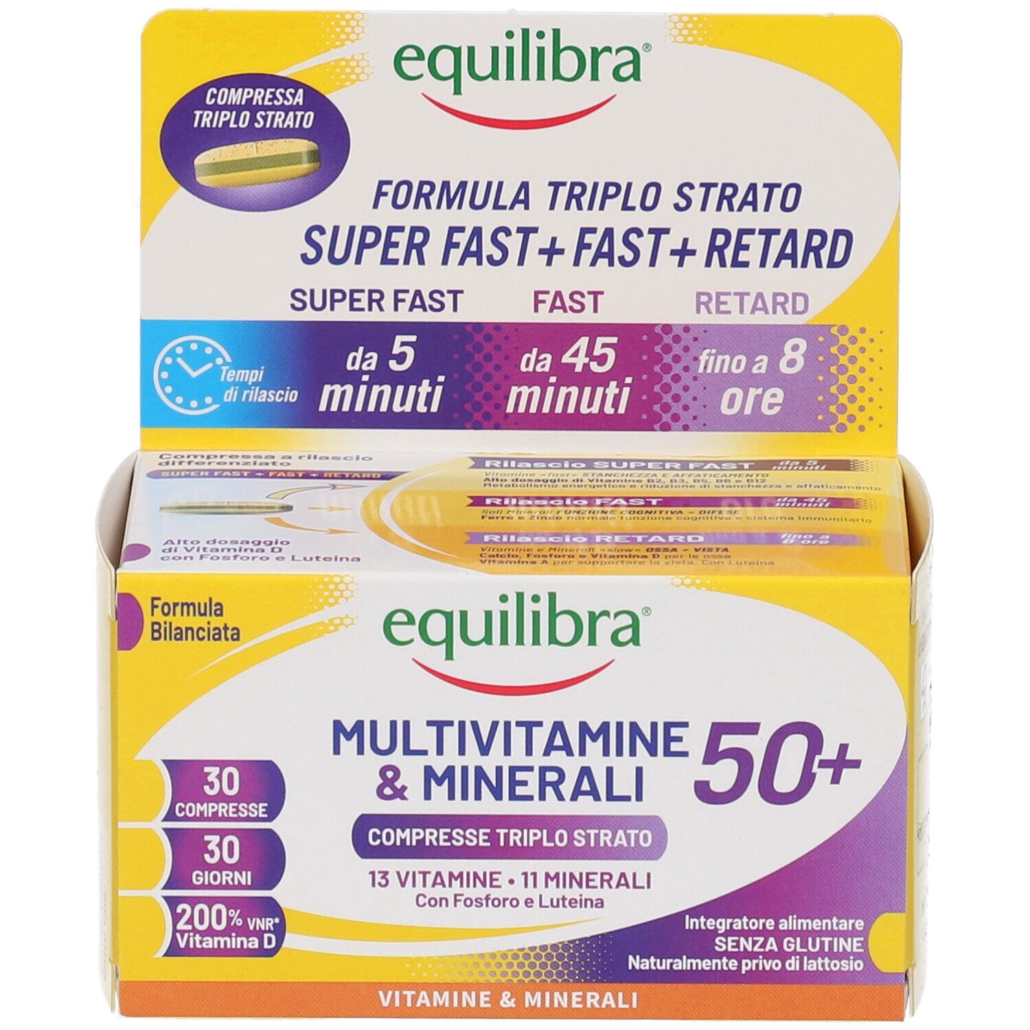 Equilibra Multivitamines & Minéraux 50+