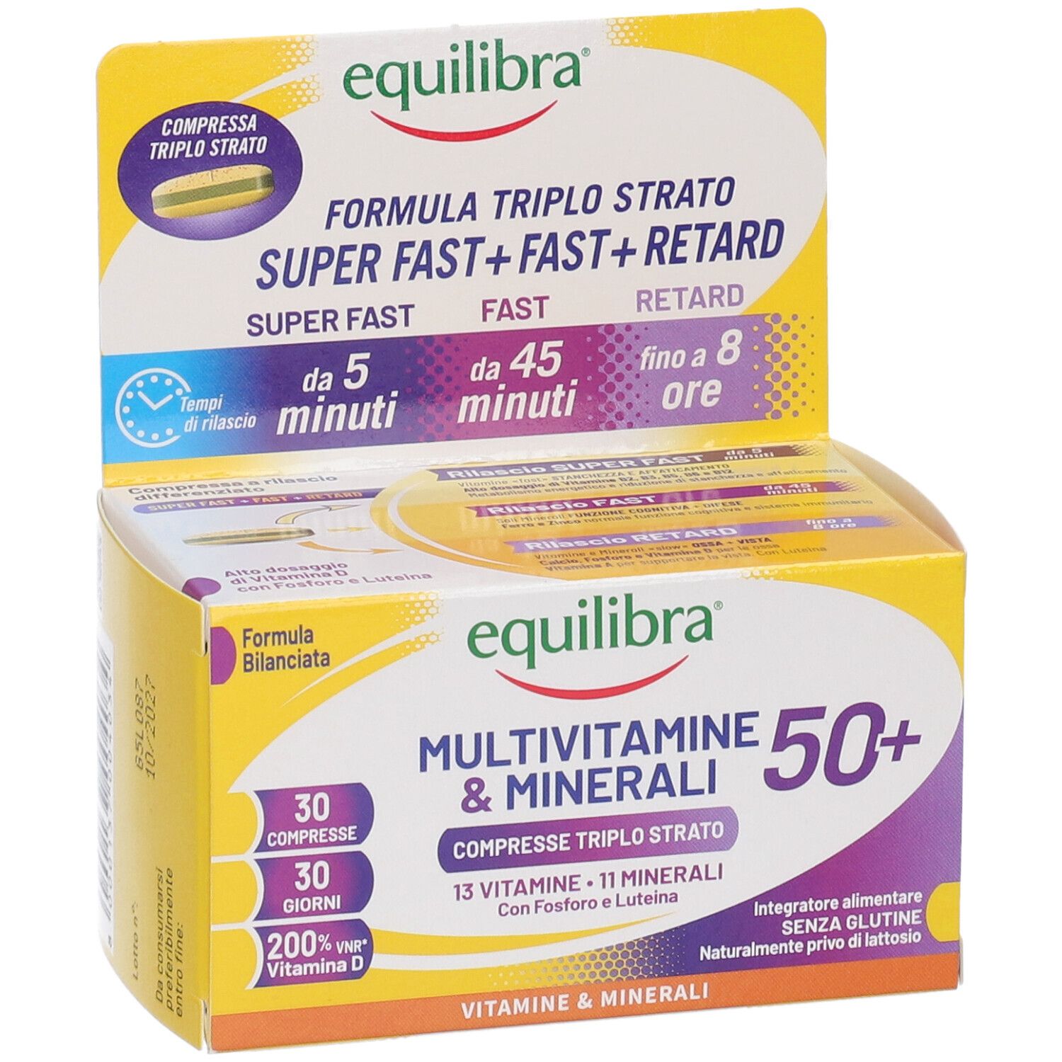 Equilibra Multivitamines & Minéraux 50+