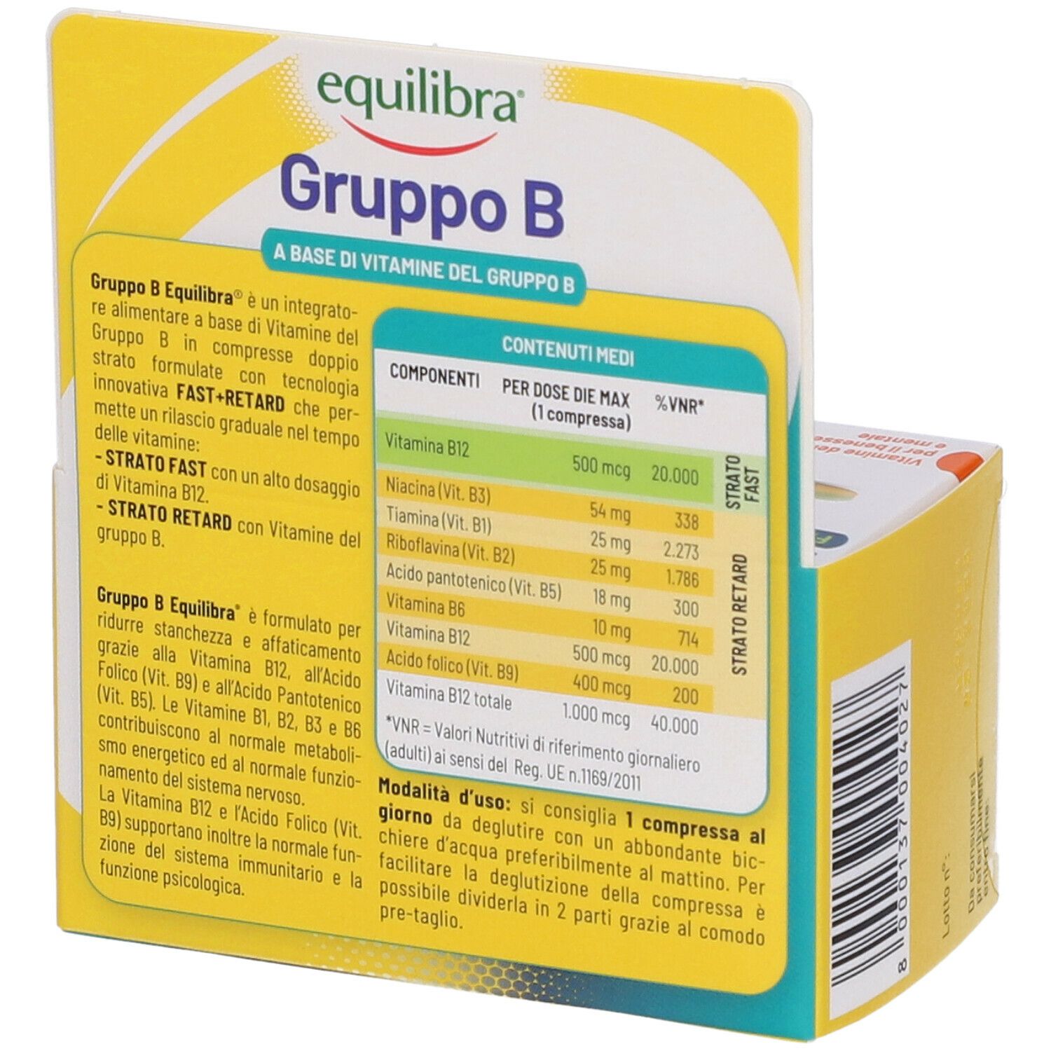 Equilibra® Gruppe B Doppelschichttabletten
