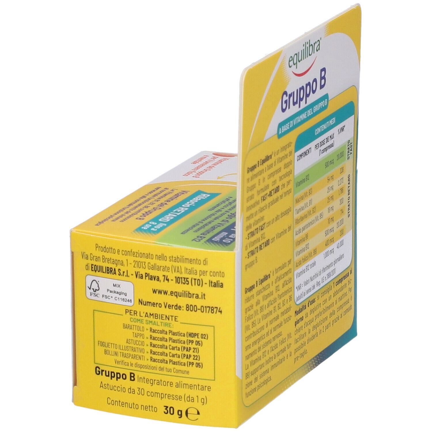 Equilibra® Gruppe B Doppelschichttabletten