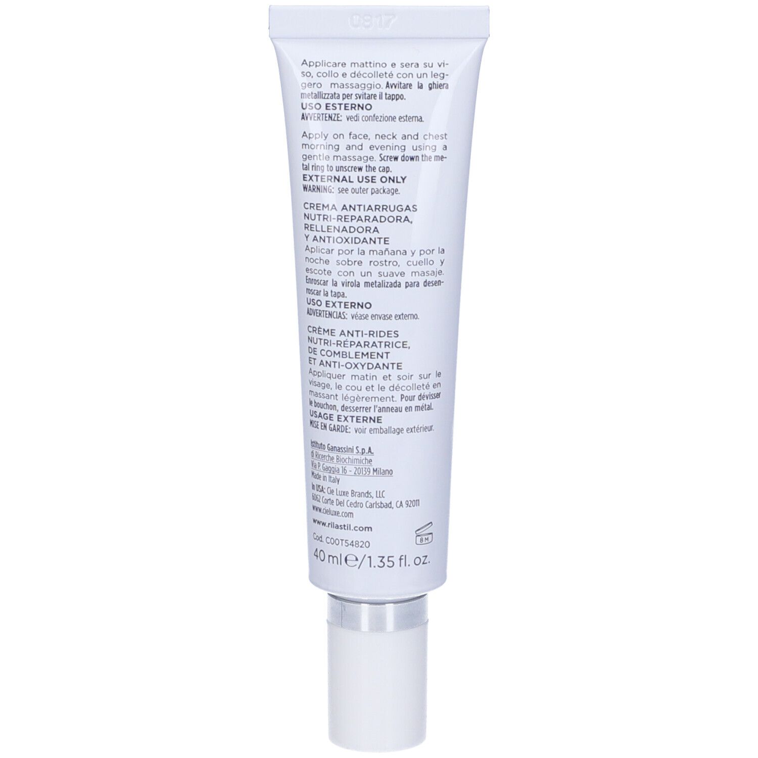 RILASTIL® Crème anti-rides nutri-réparatrice de comblement et anti-oxydante