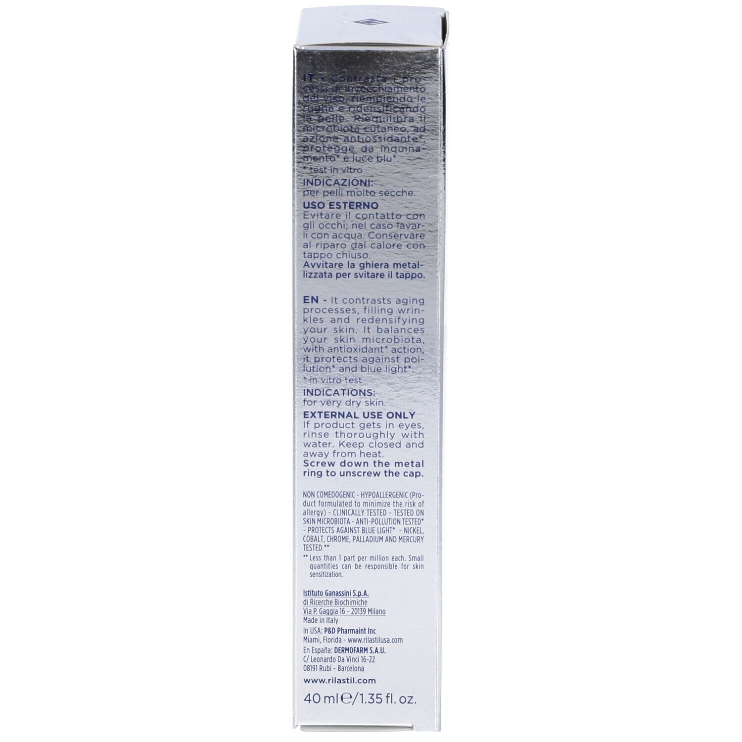 RILASTIL® Crème anti-rides nutri-réparatrice de comblement et anti-oxydante