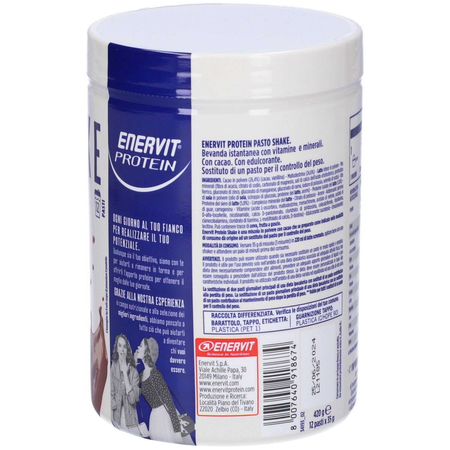 ENERVIT PROTEIN Mahlzeiten-Shake Kakao