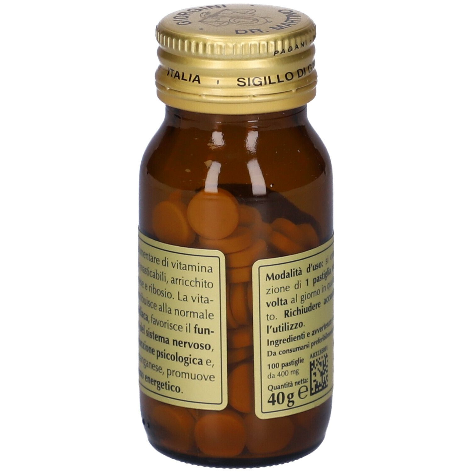 Giorgini Dr. Martino Vitamine B1 en comprimés à mâcher