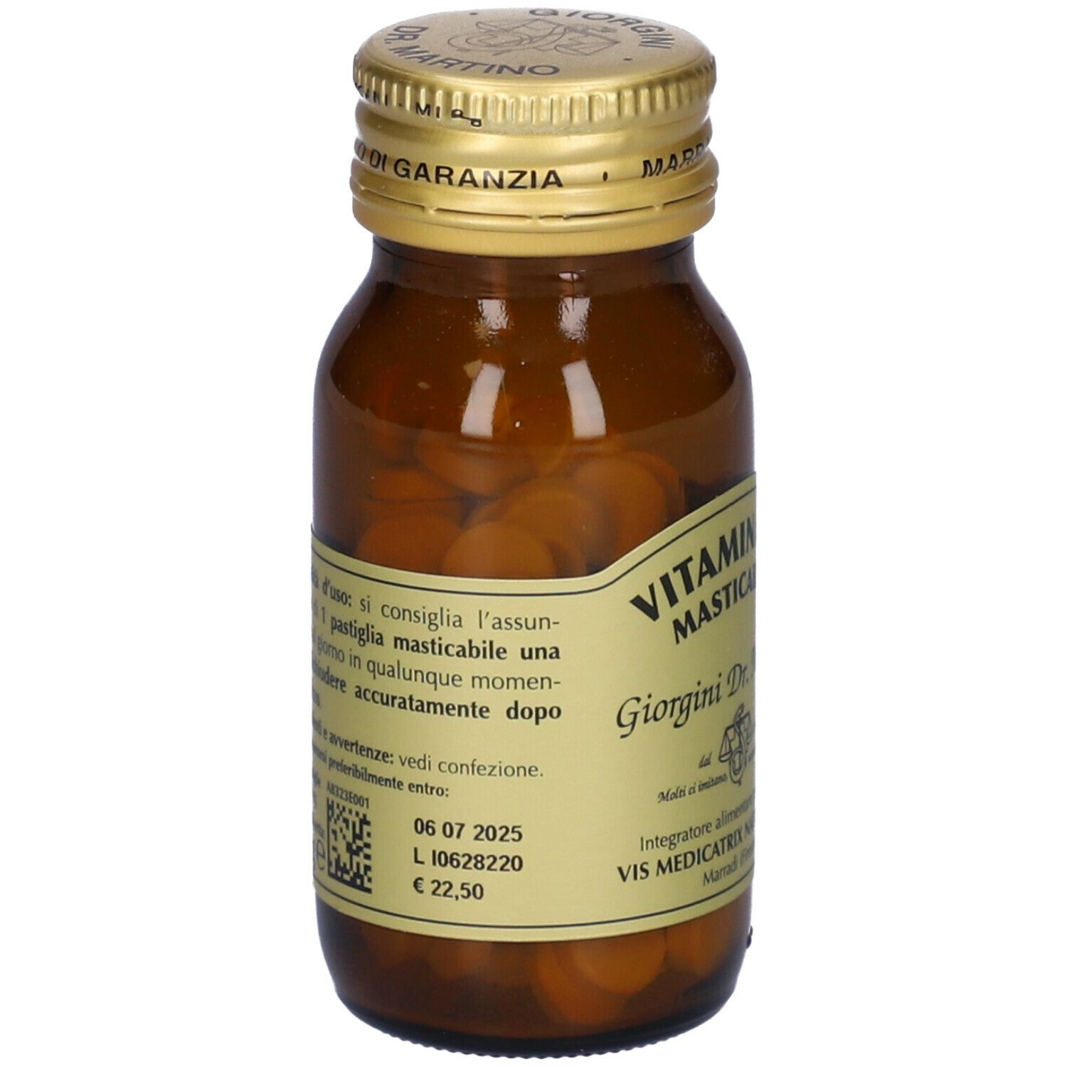 Giorgini Dr. Martino Vitamine B1 en comprimés à mâcher