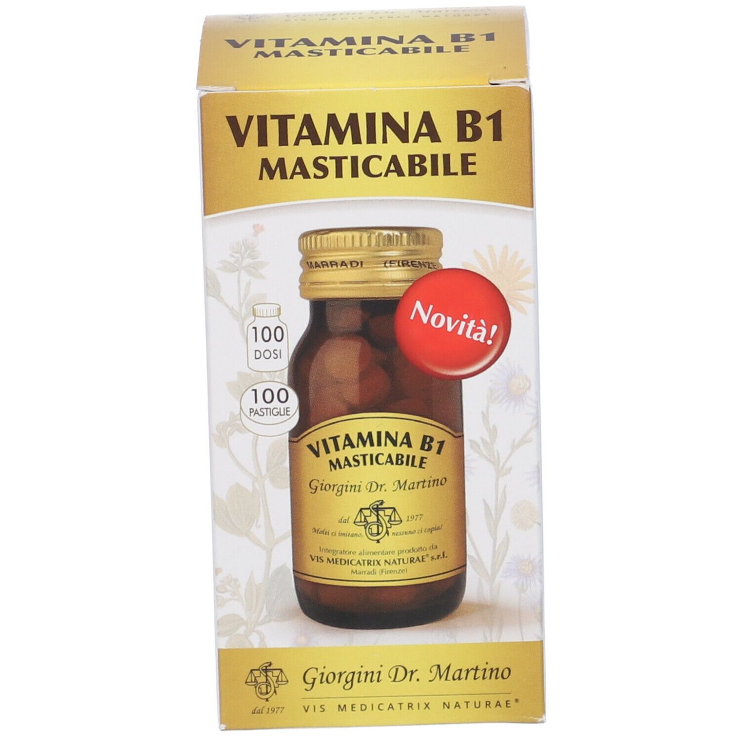 Giorgini Dr. Martino Vitamine B1 en comprimés à mâcher