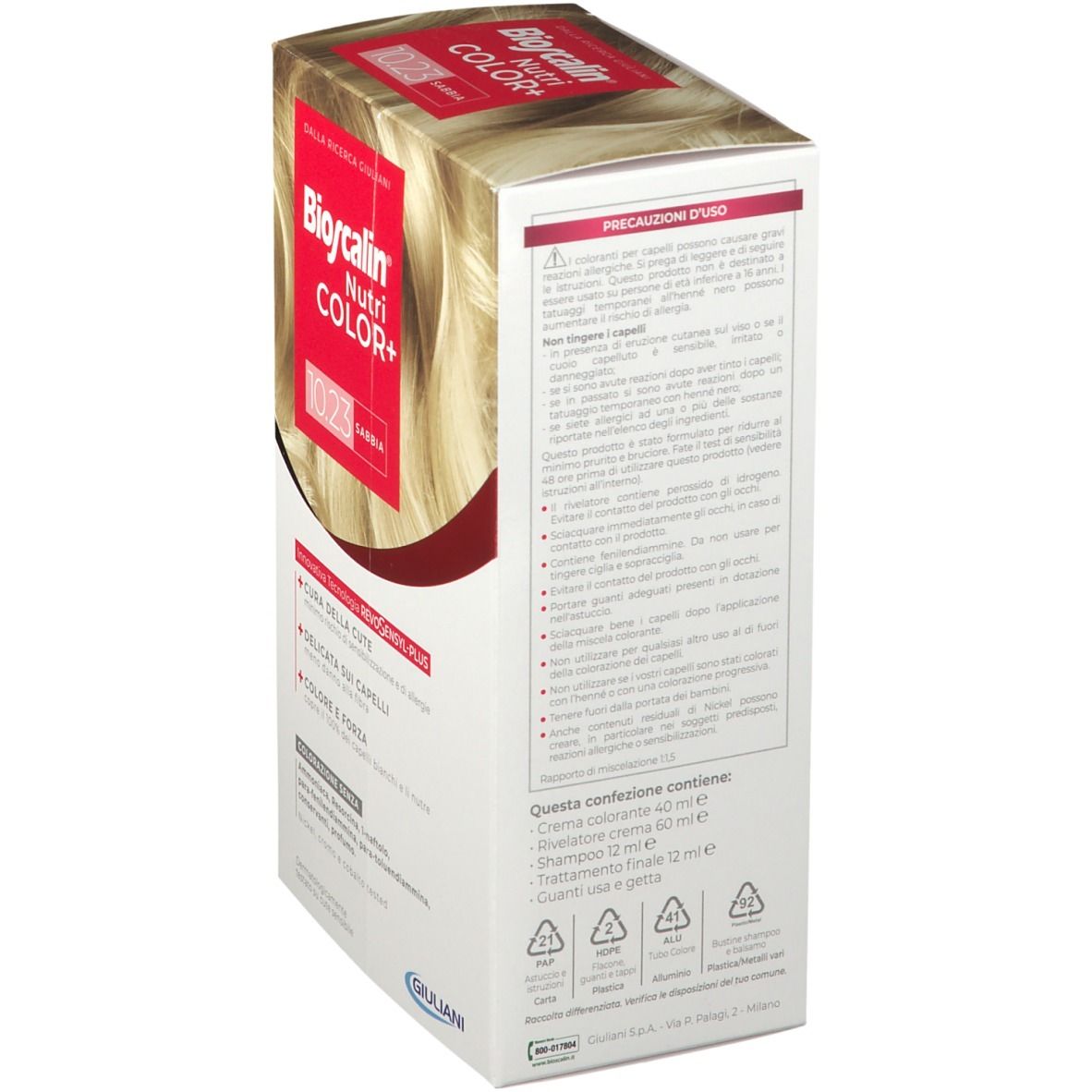 Bioscalin® Nutricolor+ 10.23 Sable