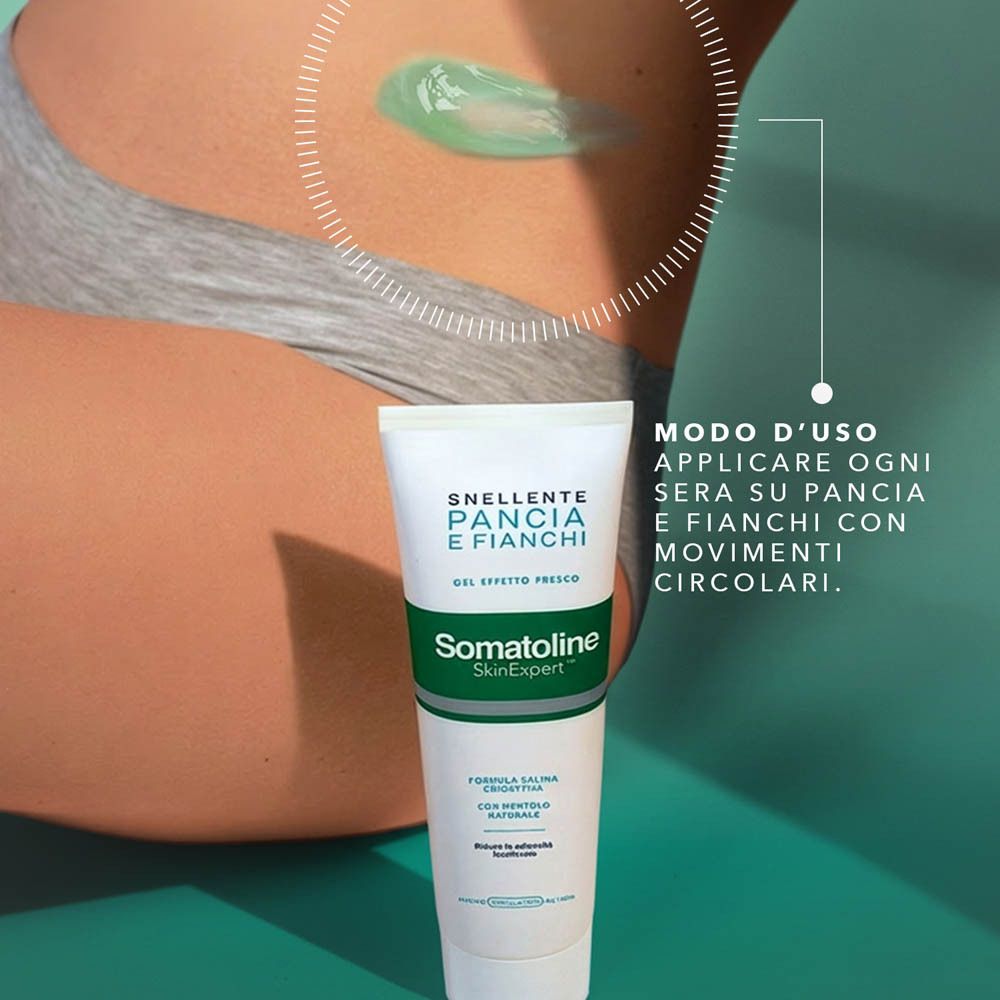 Somatoline Cosmetic® Cryogel Schlankheitsgel für Bauch und Hüften und eine Thermo-Variante.