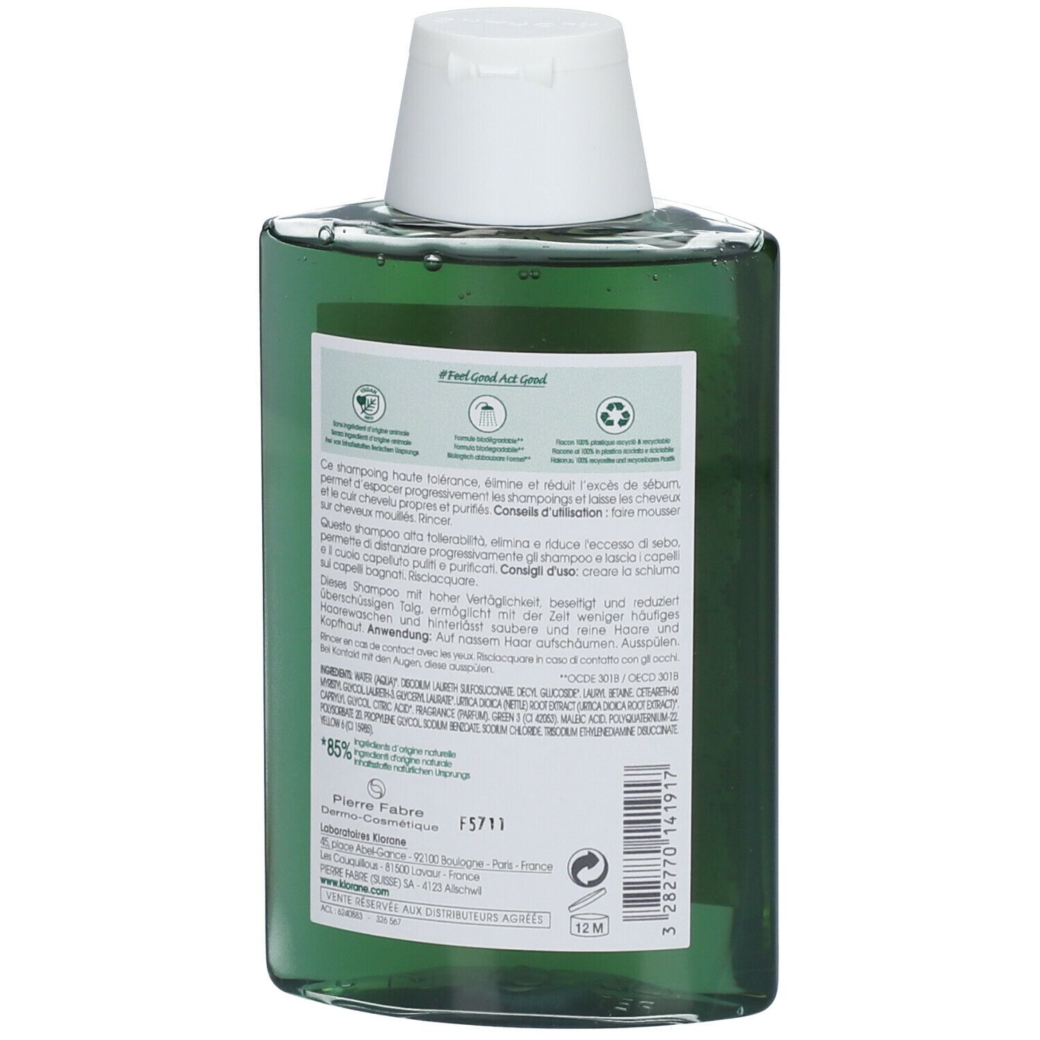 KLORANE Brennnessel-Shampoo