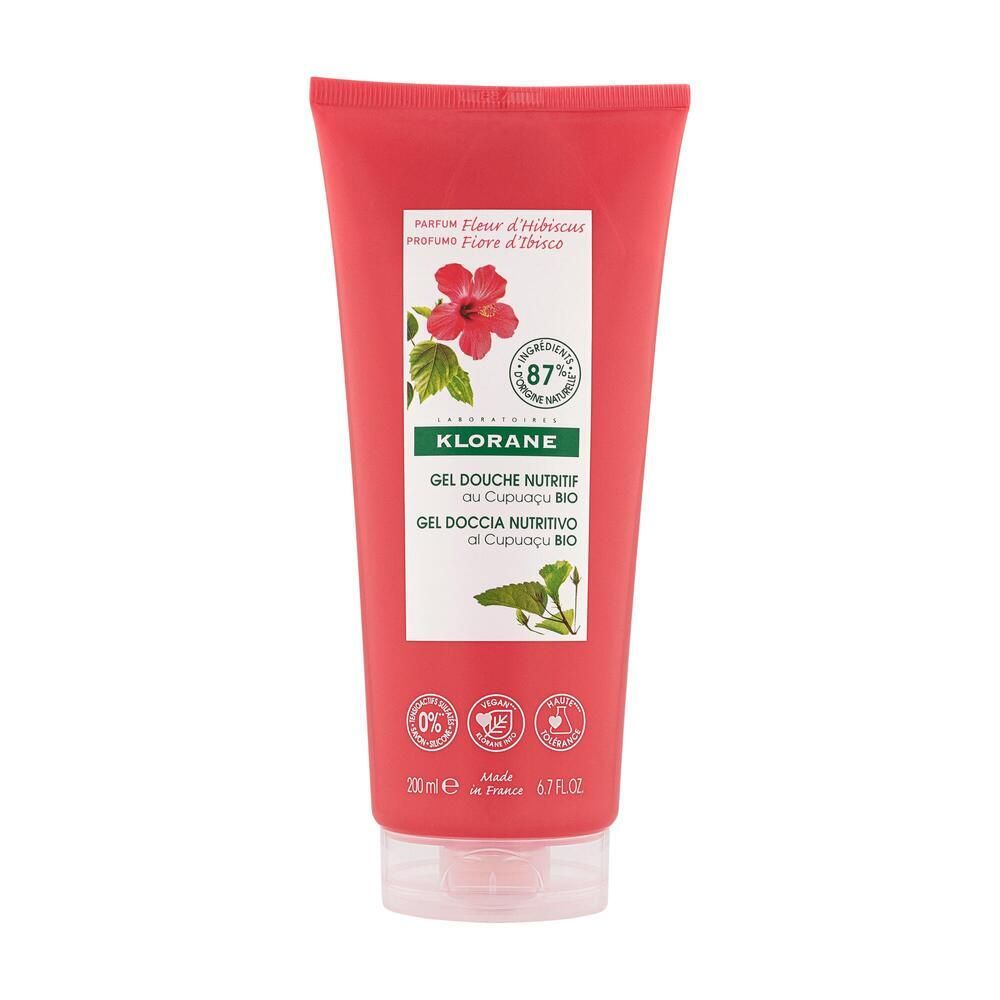 KLORANE Pflegendes Duschgel mit Cupuacu-Butter & Bio Hibiskusblüte