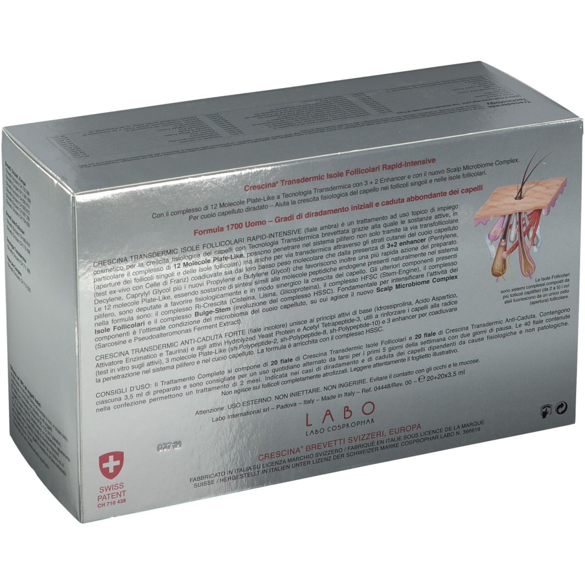 Crescina® Rapide Intensif 1700 Hommes