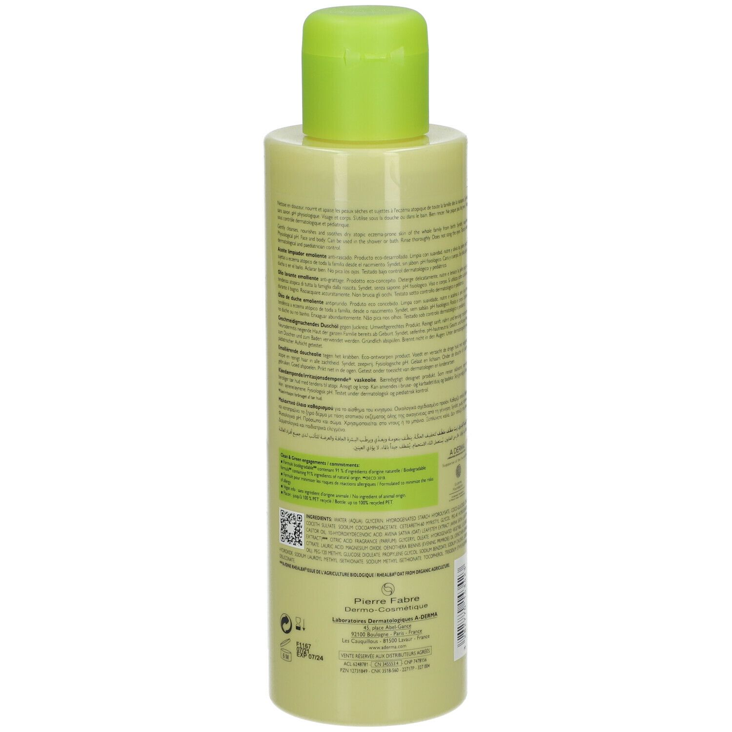 A-DERMA EXOMEGA CONTROL Duschöl