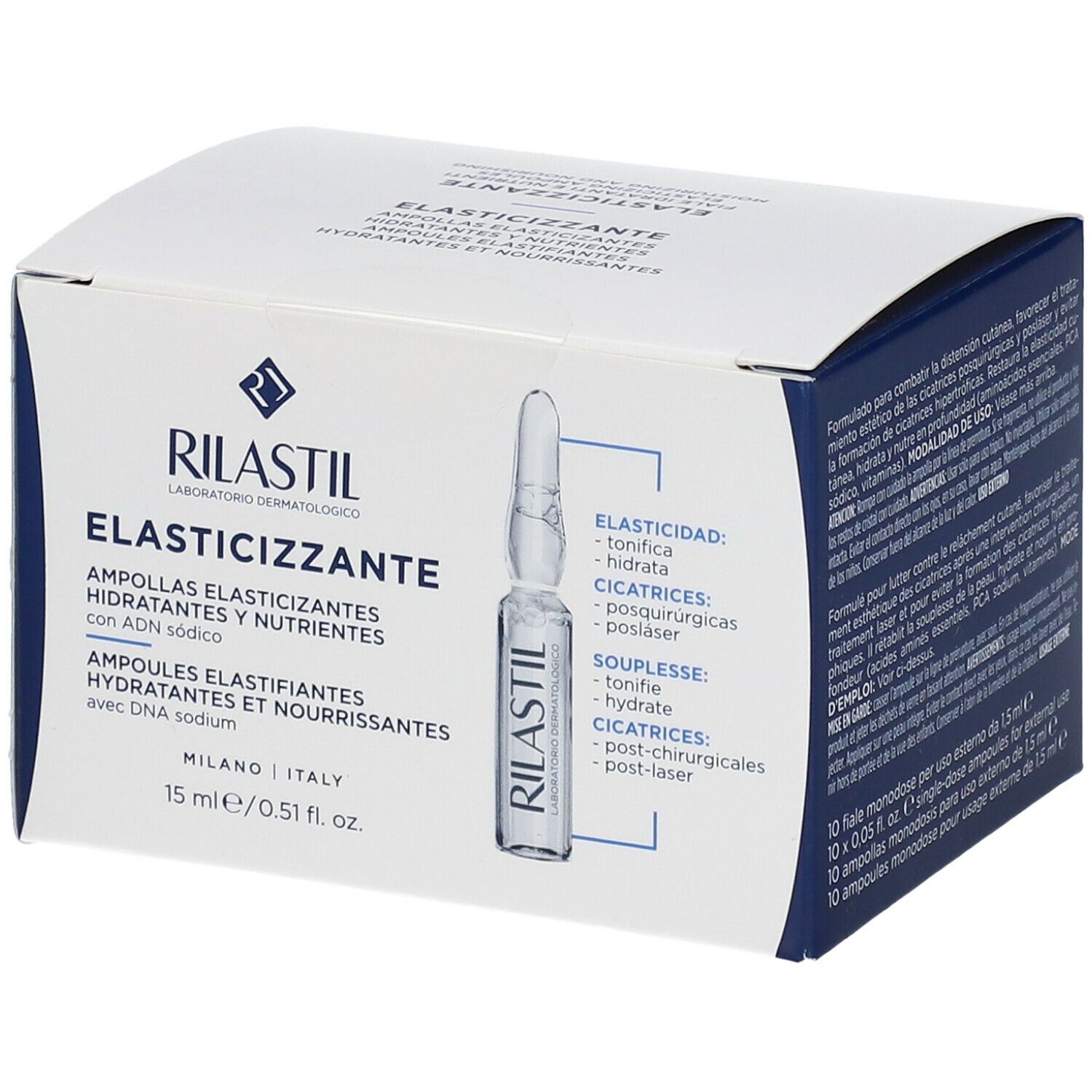 RILASTIL® Ampoules élastifiantes hydratantes et nourrissantes