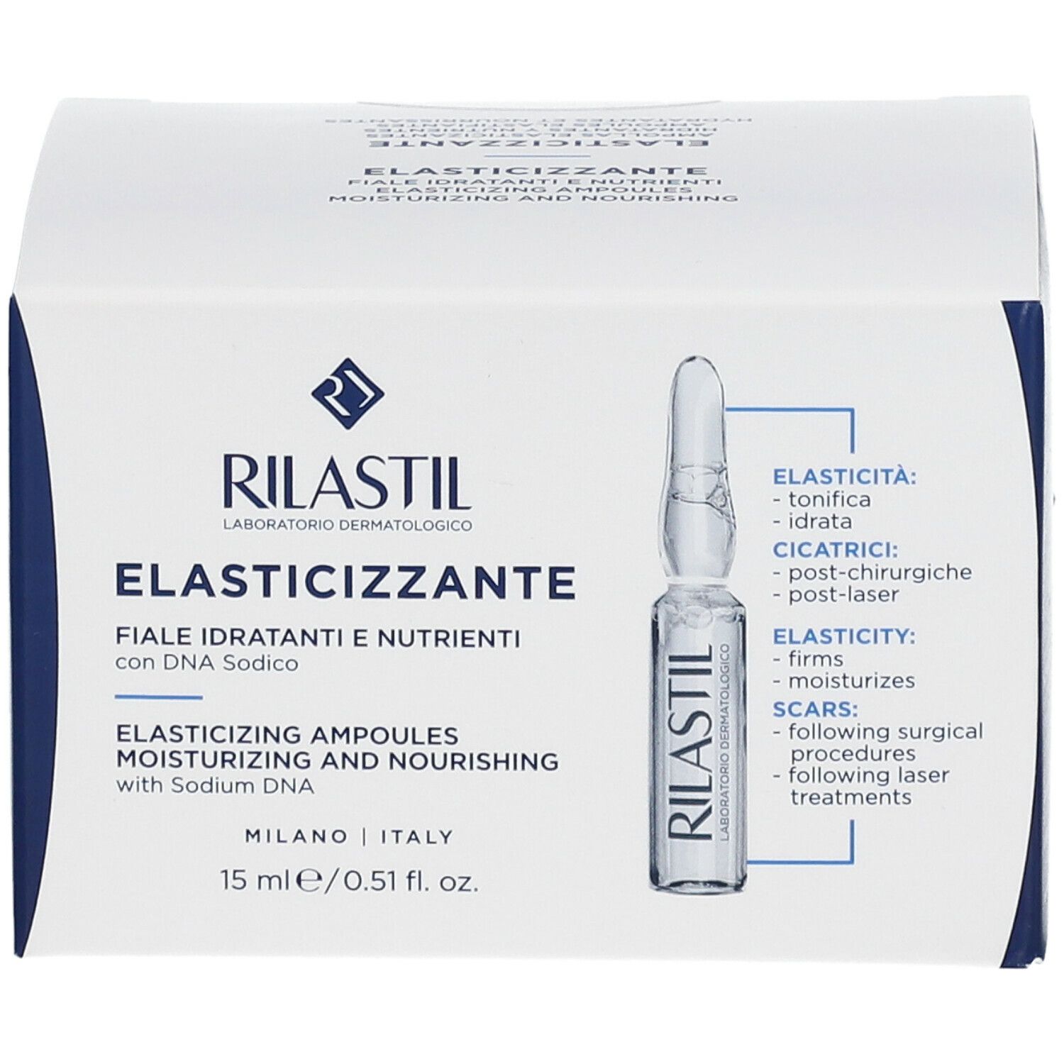 RILASTIL® Ampoules élastifiantes hydratantes et nourrissantes