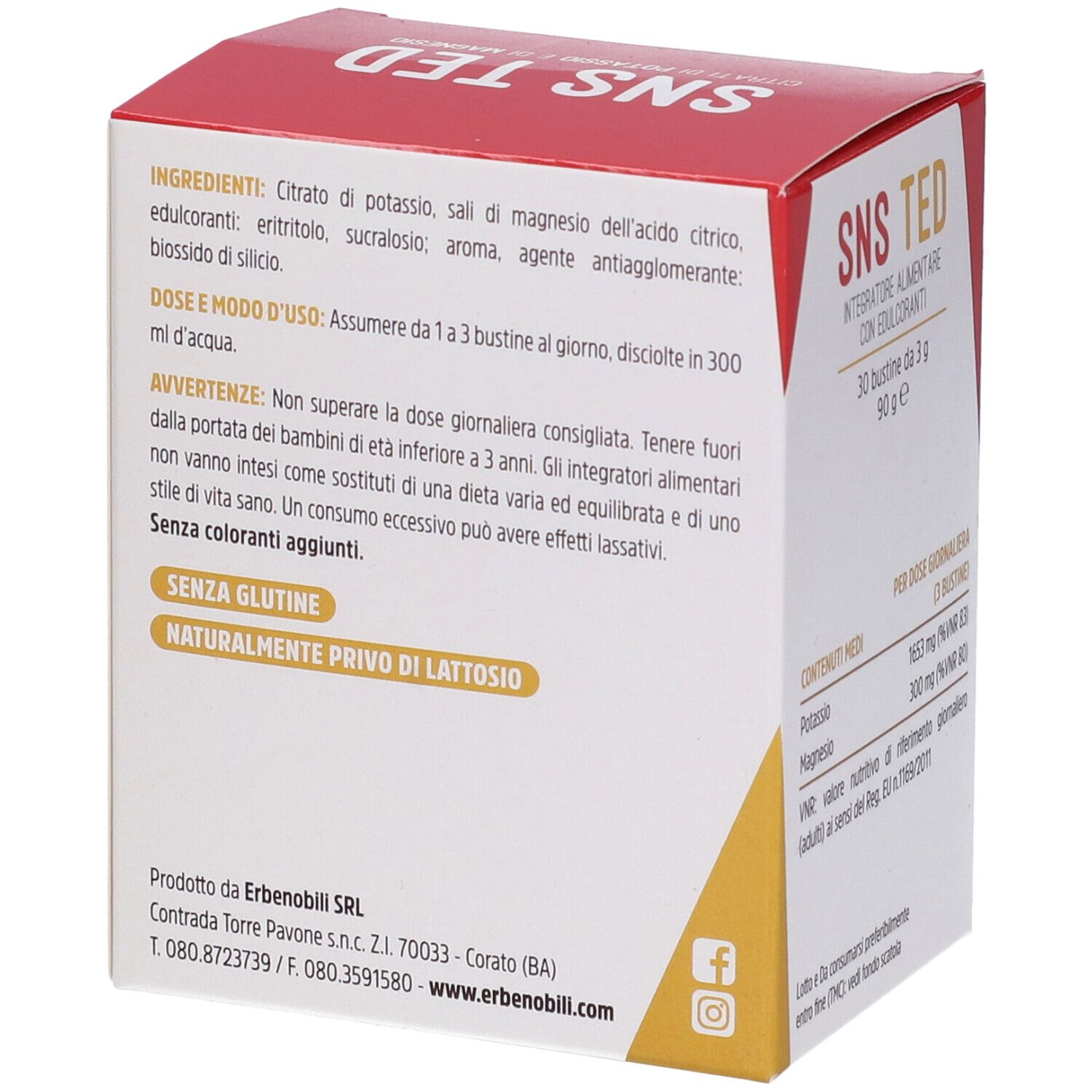 Sns Ted Sachets Orangengeschmack