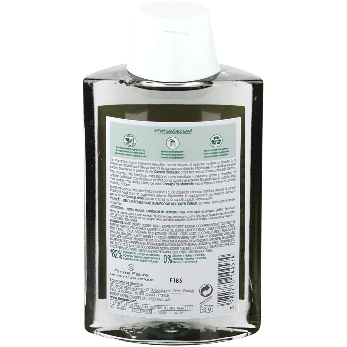 KLORANE Shampooing à l'Olivier BIO
