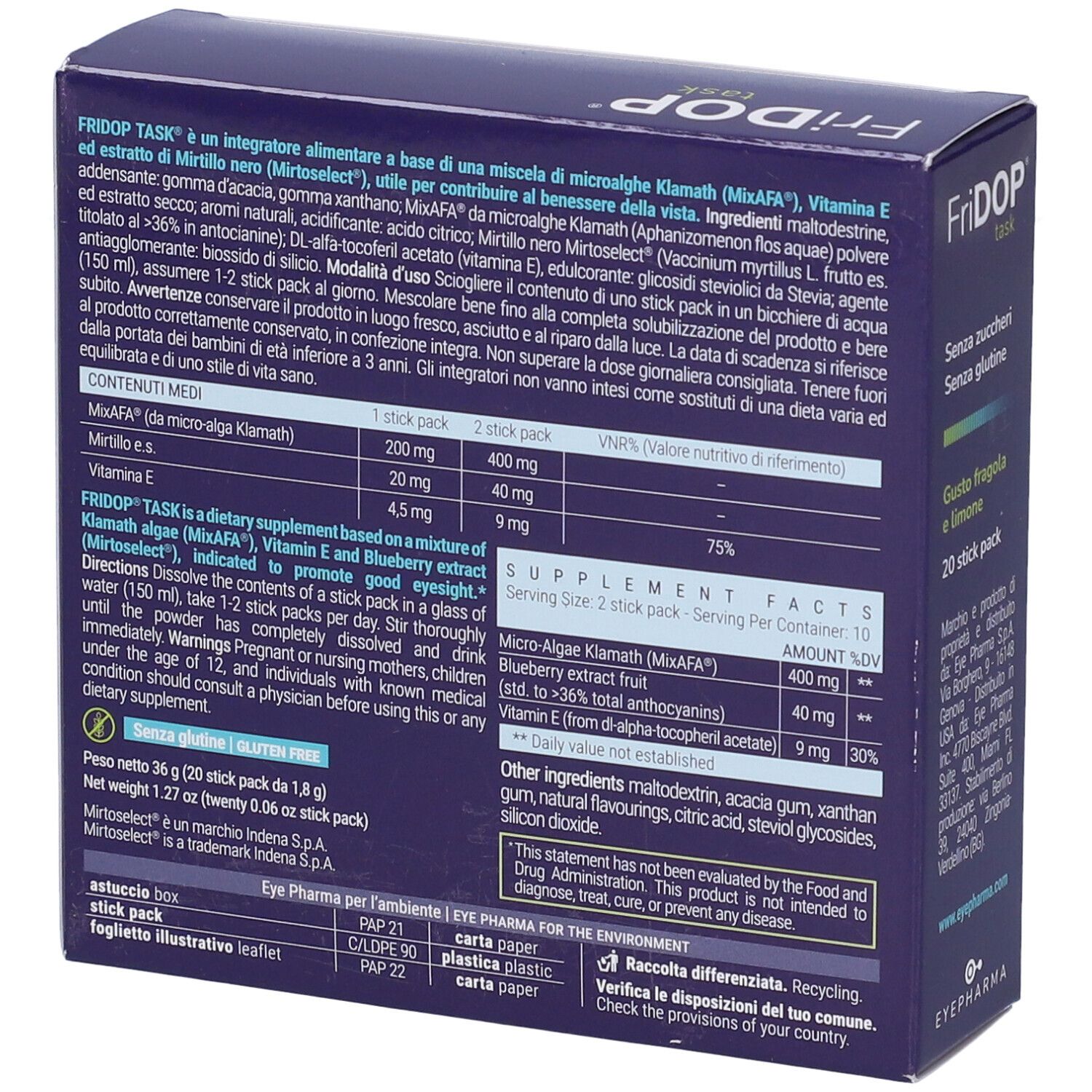EYEPHARMA FriDOP® Task
