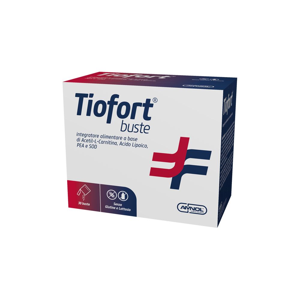 Boîte blanche et bleue avec nom et logo du produit. Contient 30 sachets. Sans gluten ni lactose.