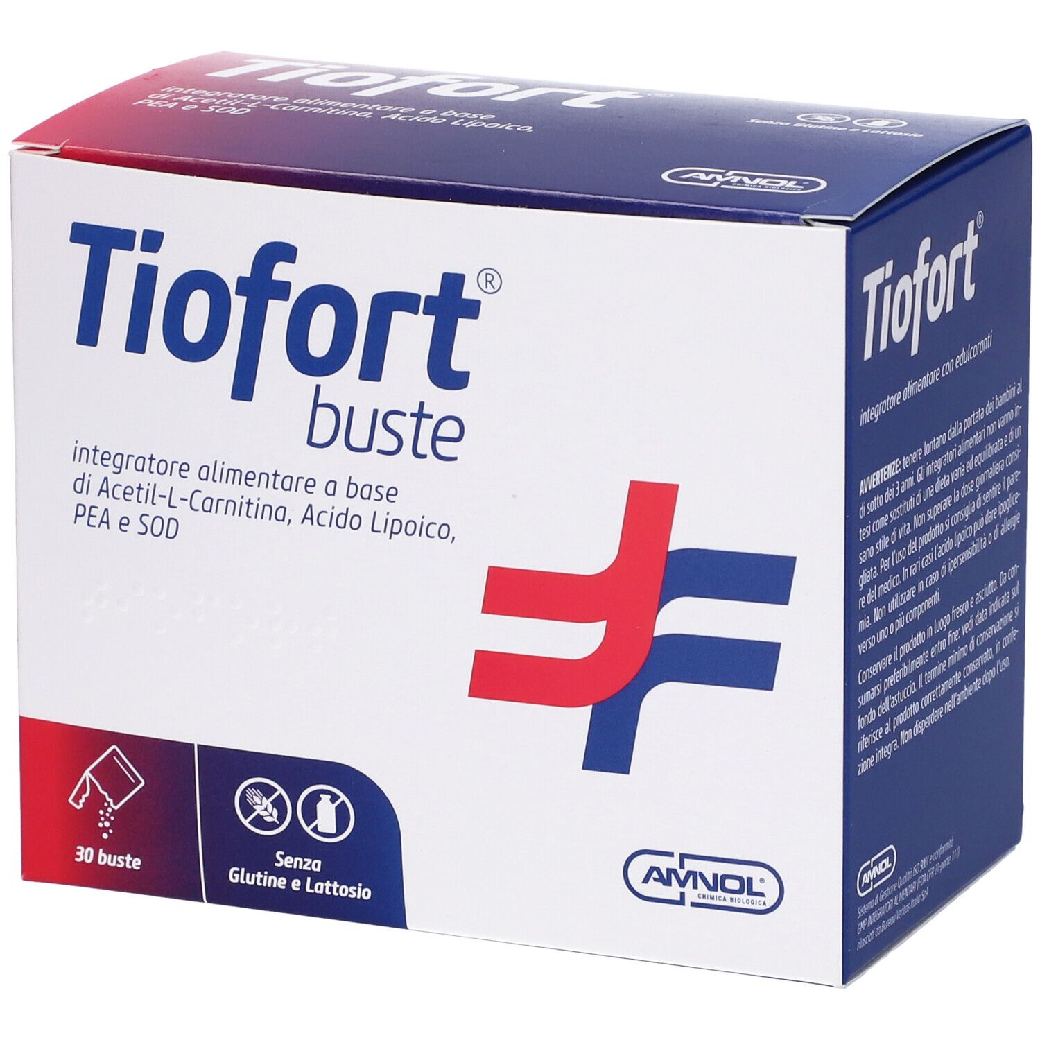 Emballage du produit avec nom et logo. Contient 30 sachets. Texte sur les ingrédients et l'utilisation.