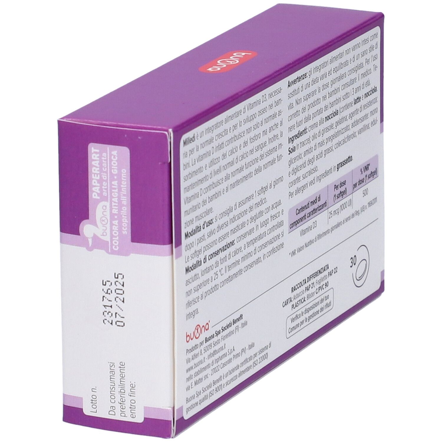 MILLEDI' 30SOFTGEL