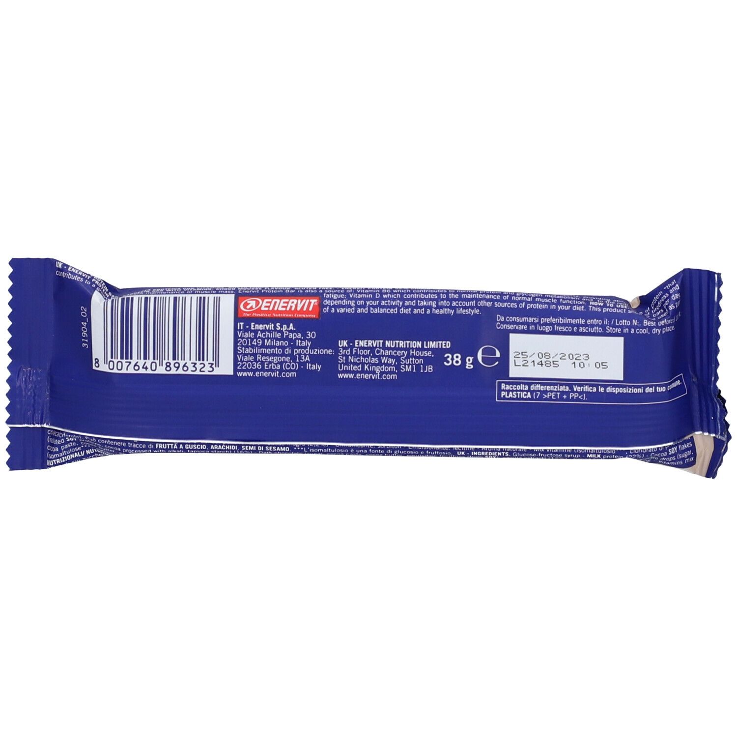 ENERVIT® Sport Protein Riegel 32% - Schoko-Mousse - 10% sparen mit Code: ENERVIT10