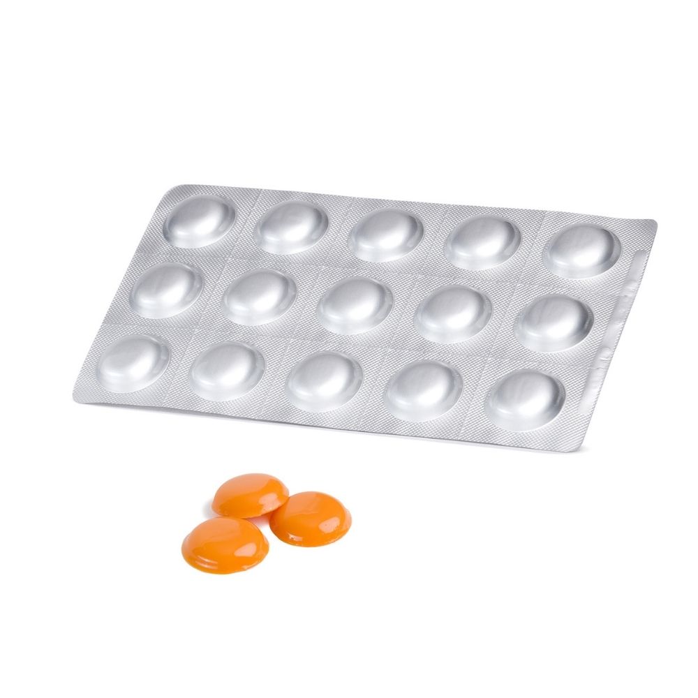 Blisterpackung mit 15 VitaDHA Brain Kapseln und drei einzelnen Kapseln.