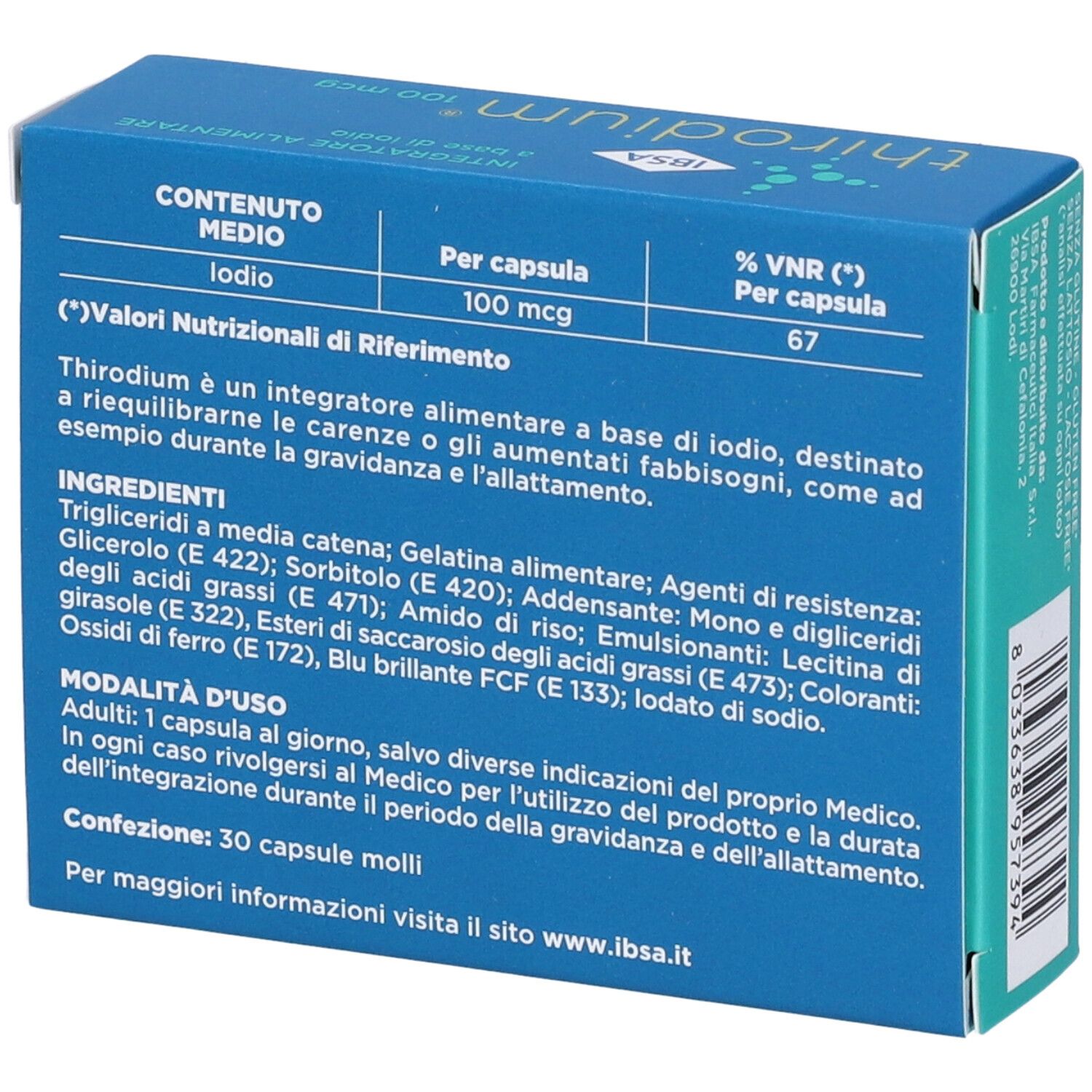 IBSA Thirodium® 100 mcg Weichkapseln