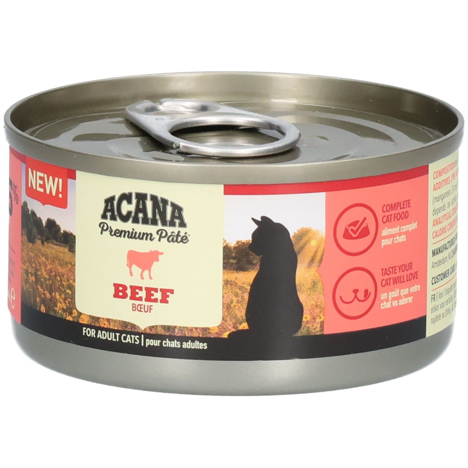 ACANA Premium Rindfleisch-Pastete für Katzen: Komplette Katzennahrung, Geschmack, den Katzen lieben.