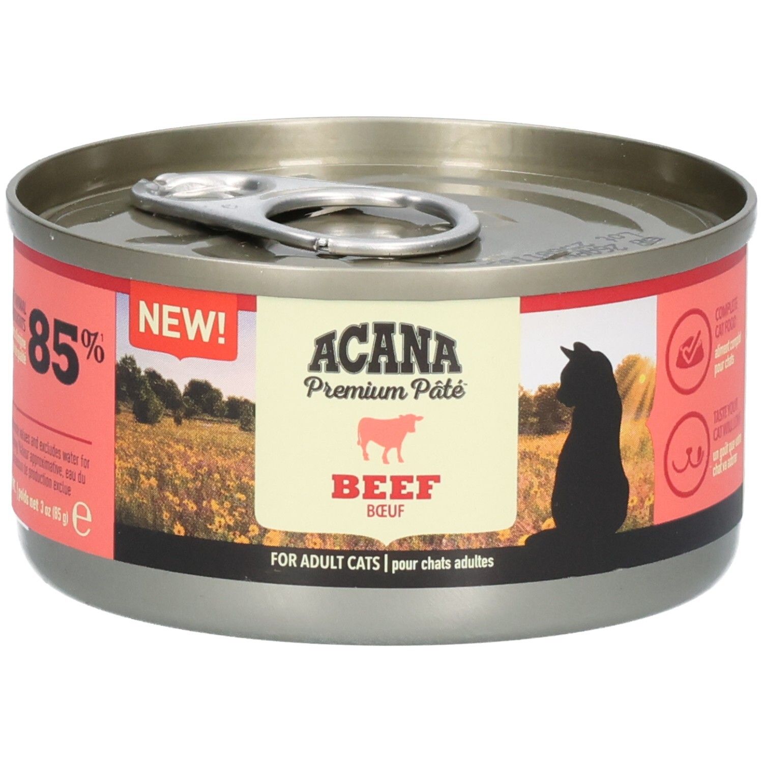 ACANA Premium Rindfleisch-Pastete für Katzen: Hergestellt von Champion Petfoods.