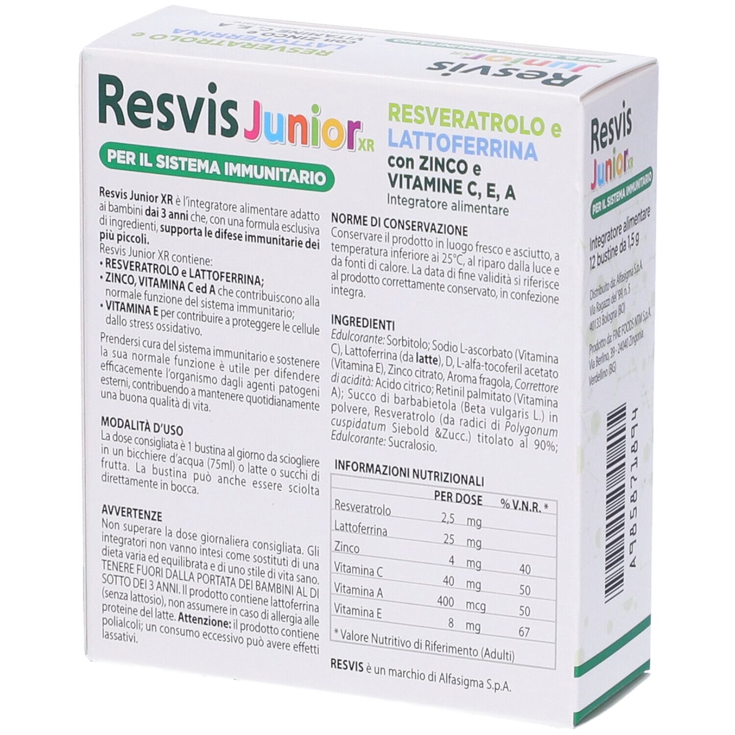 RESVIS JUNIOR XR 12BUST