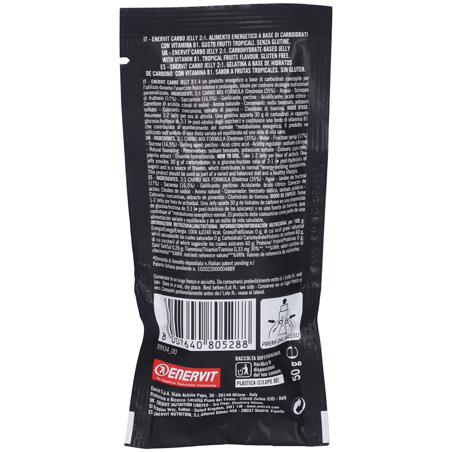 Enervit Carbo-Gelee C2:1PRO Tropische Früchte