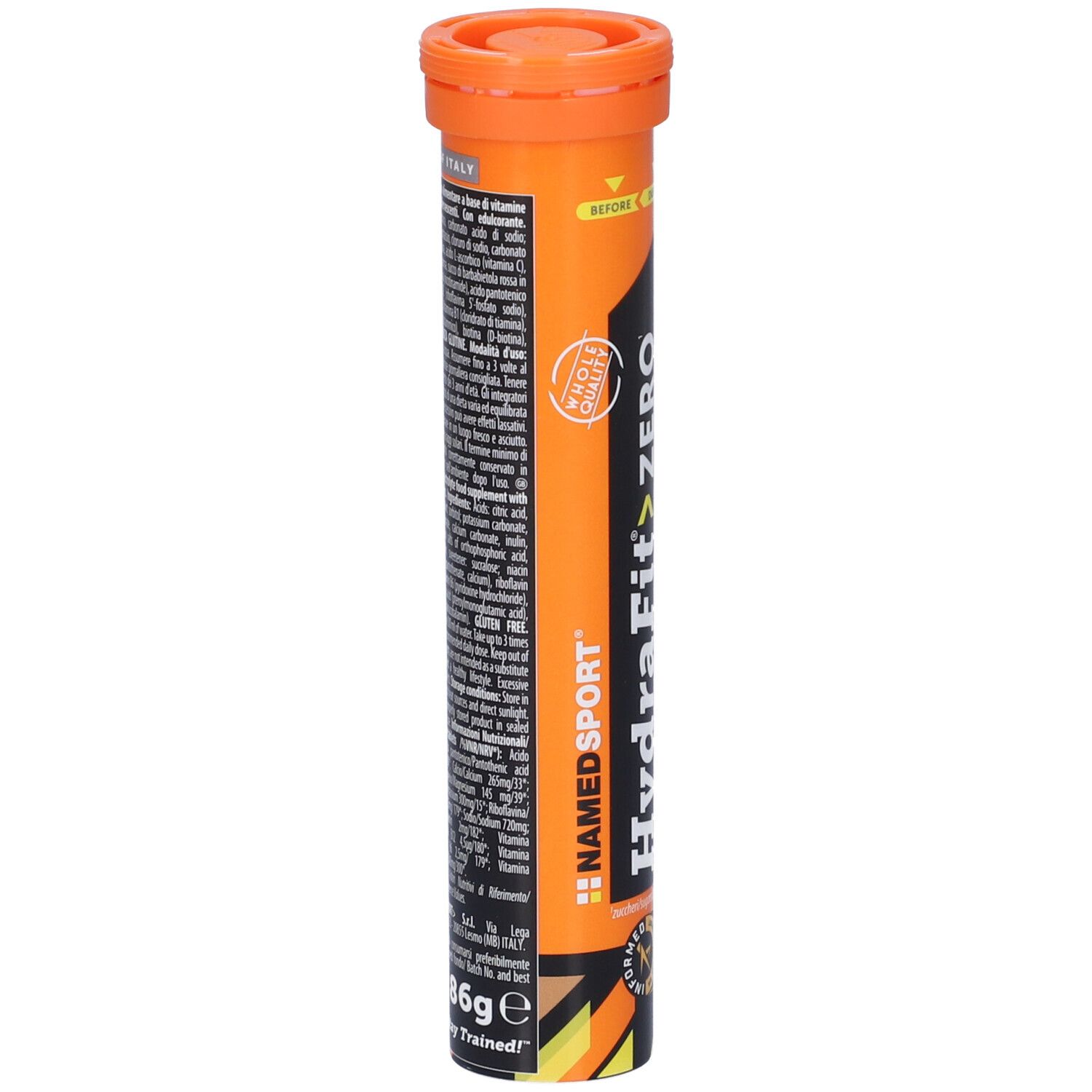 NAMEDSPORT® HydraFit> ZERO Complément alimentaire + bouteille sport Hydra4Pro