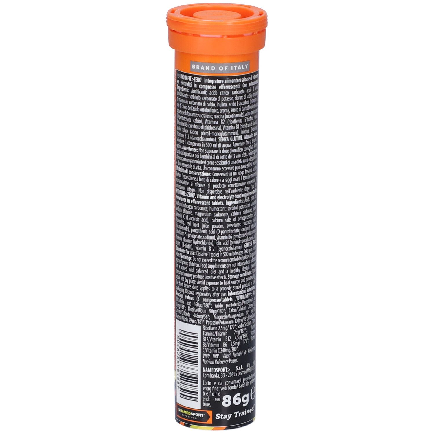 NAMEDSPORT® HydraFit> ZERO Complément alimentaire + bouteille sport Hydra4Pro